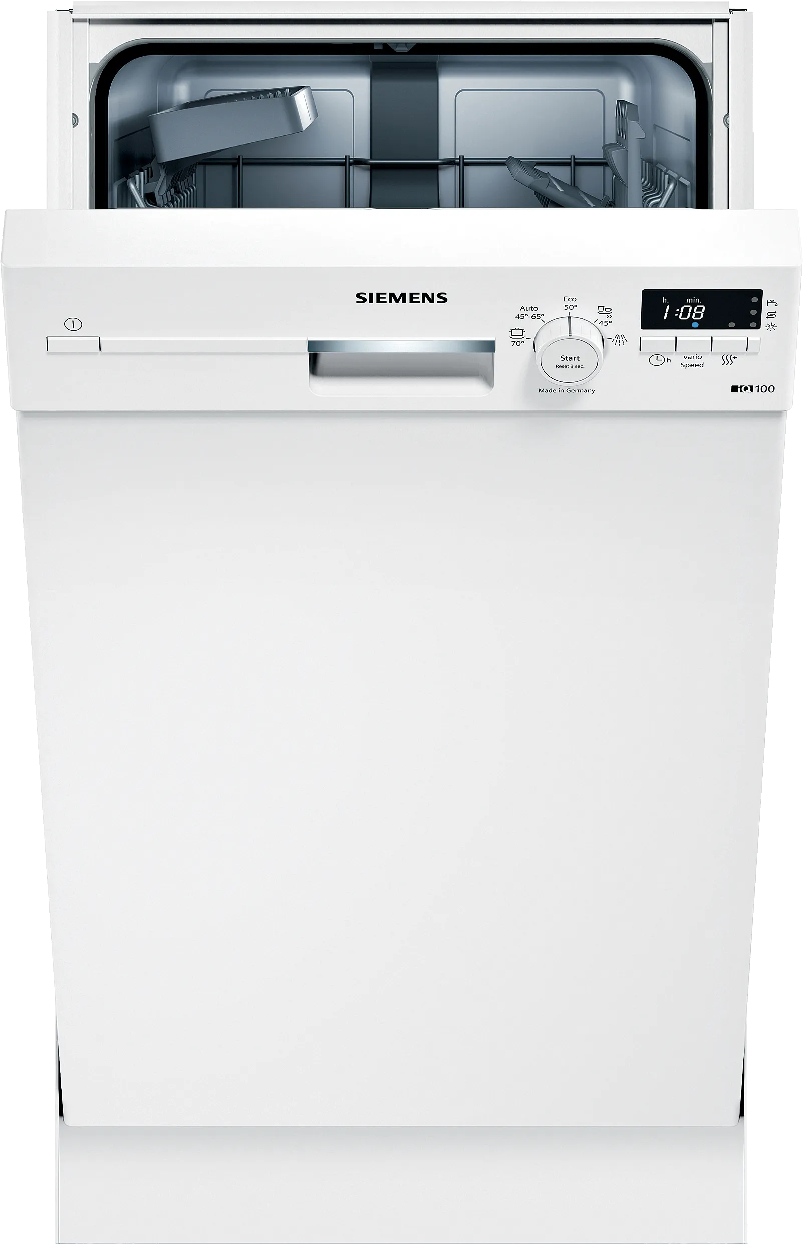 iQ100 built-under dishwasher 45 cm White