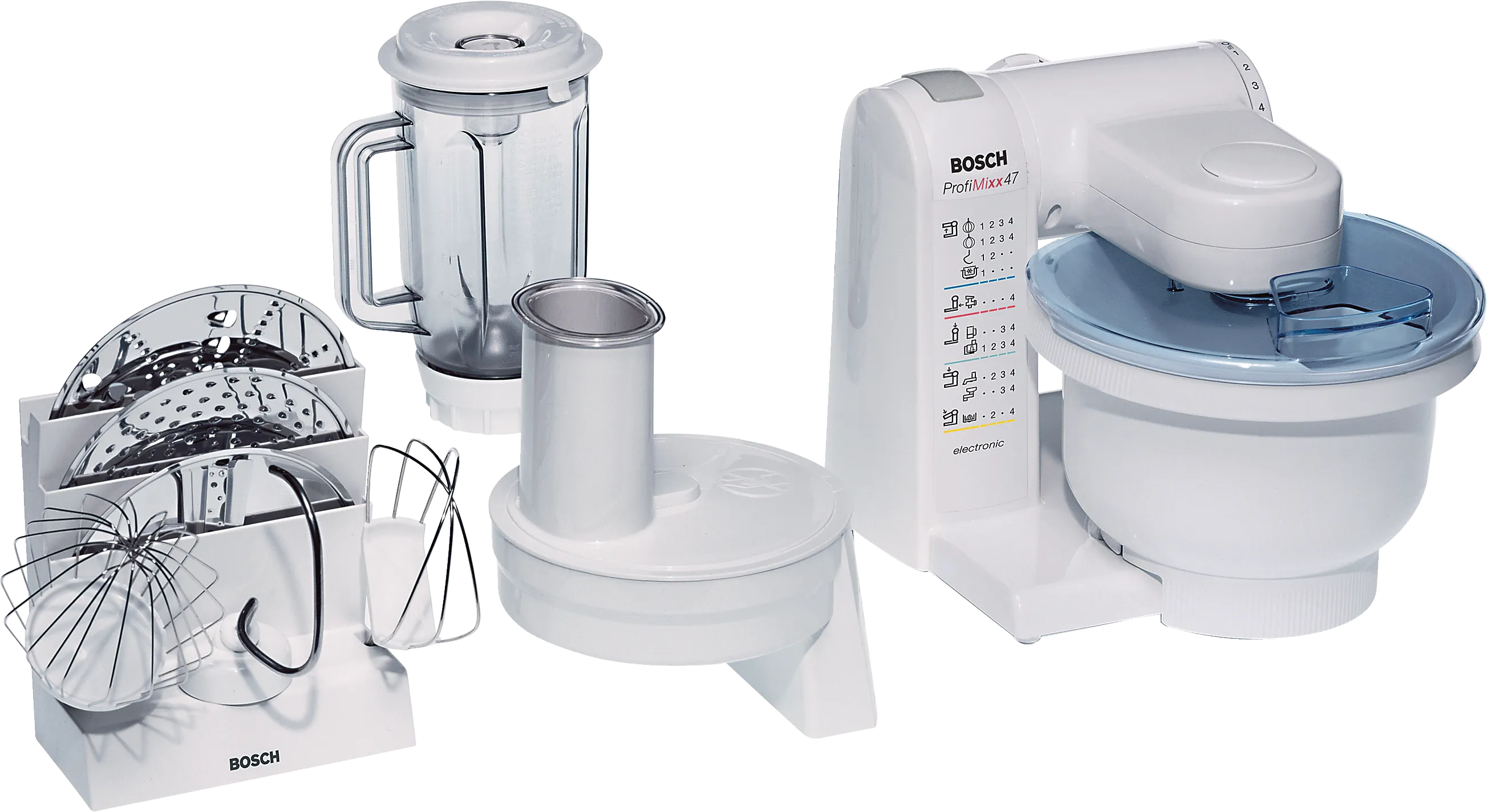  Kitchen machine 600 W White, Tele grey