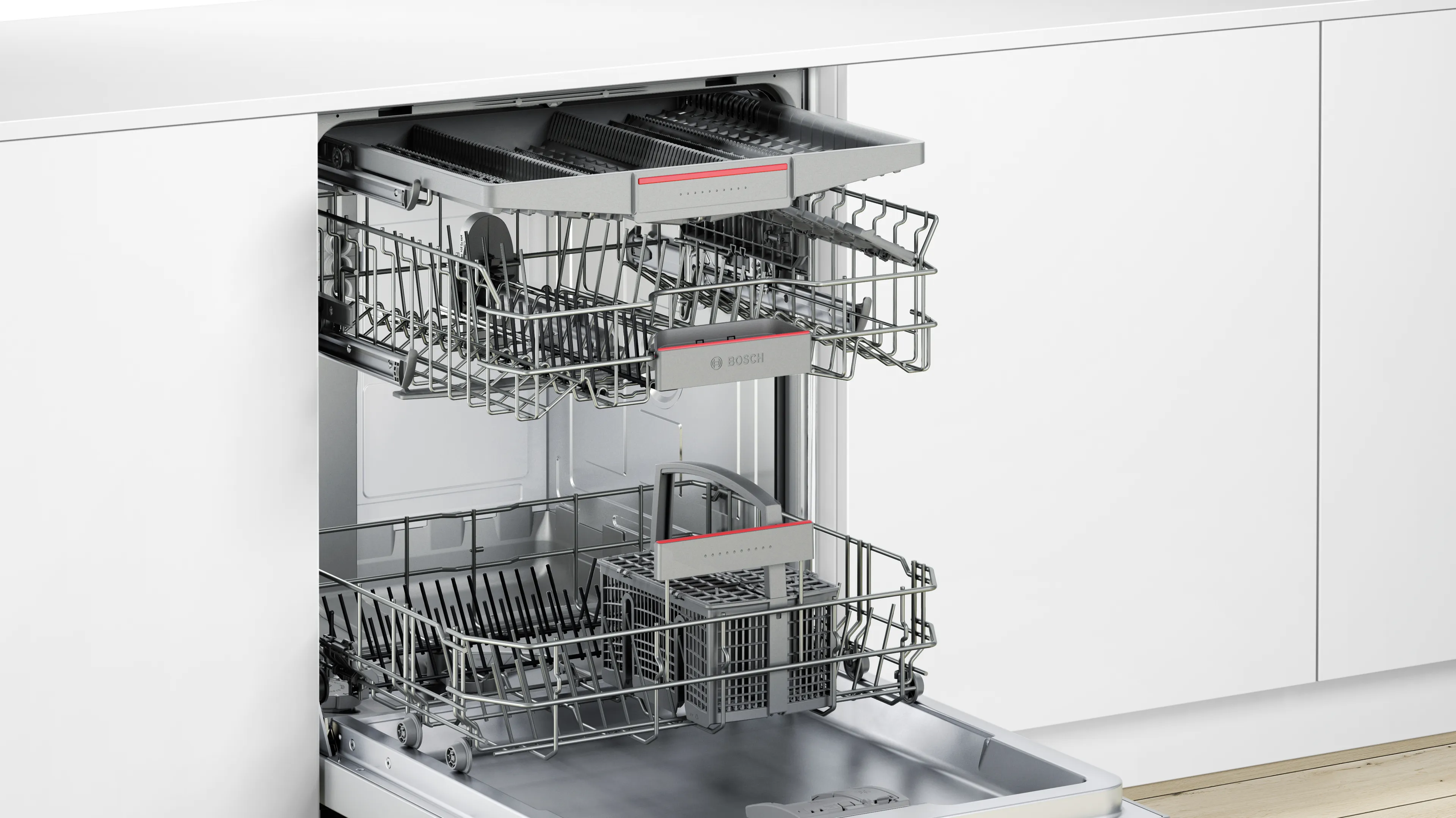 Bosch stainless steel under bench dishwasher smu46gs01a discount