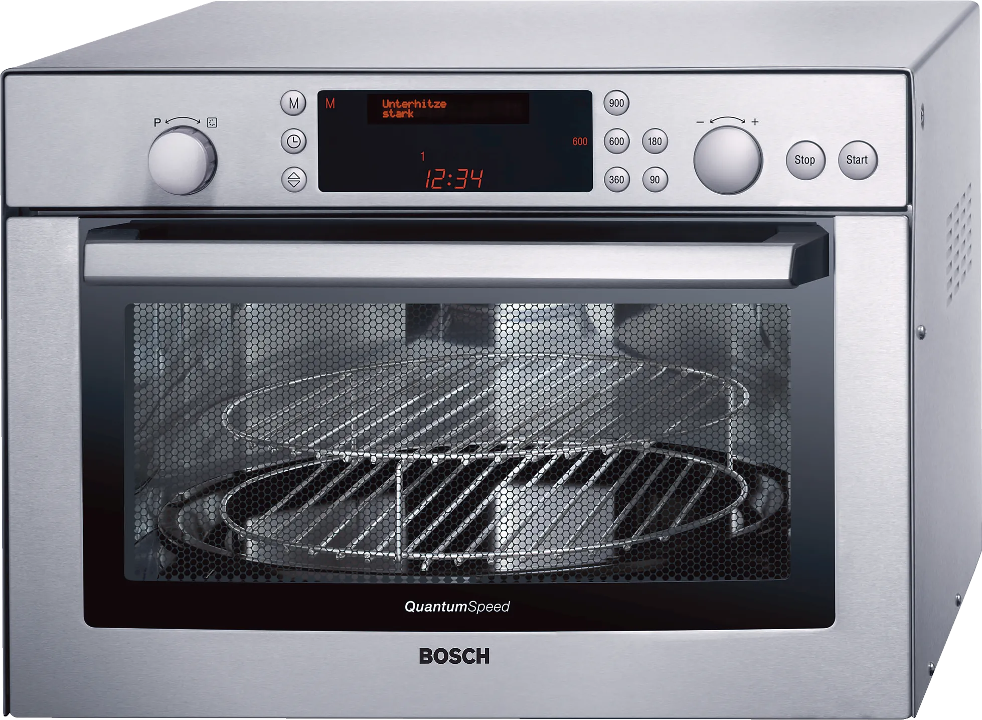 Freestanding microwave 53 x 39 cm Stainless steel