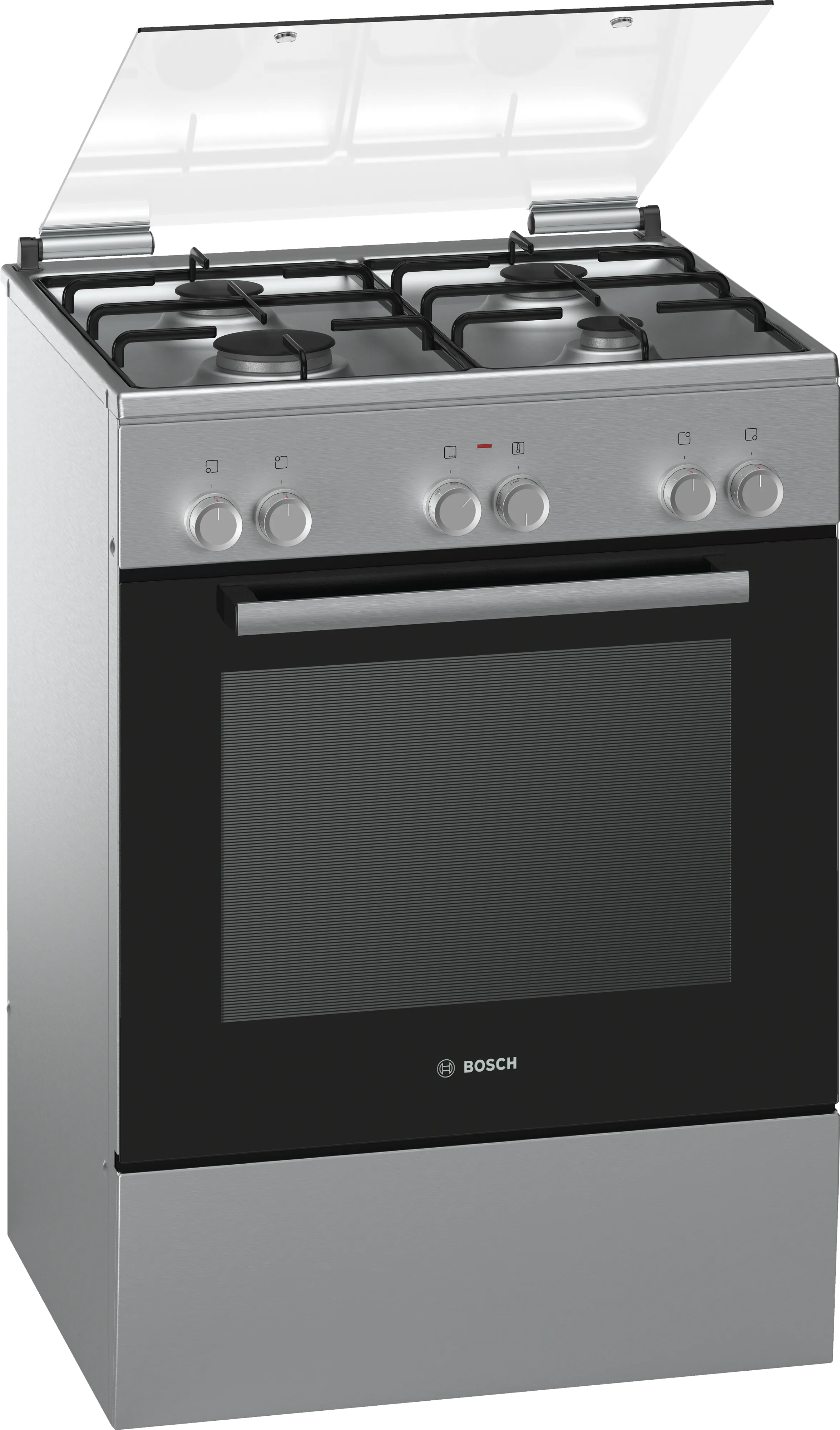 Series 2 Freestanding dual fuel cooker Stainless steel 