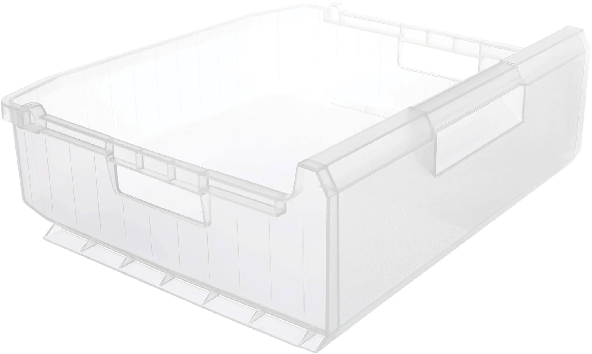 Frozen food container Transluzent white without print 