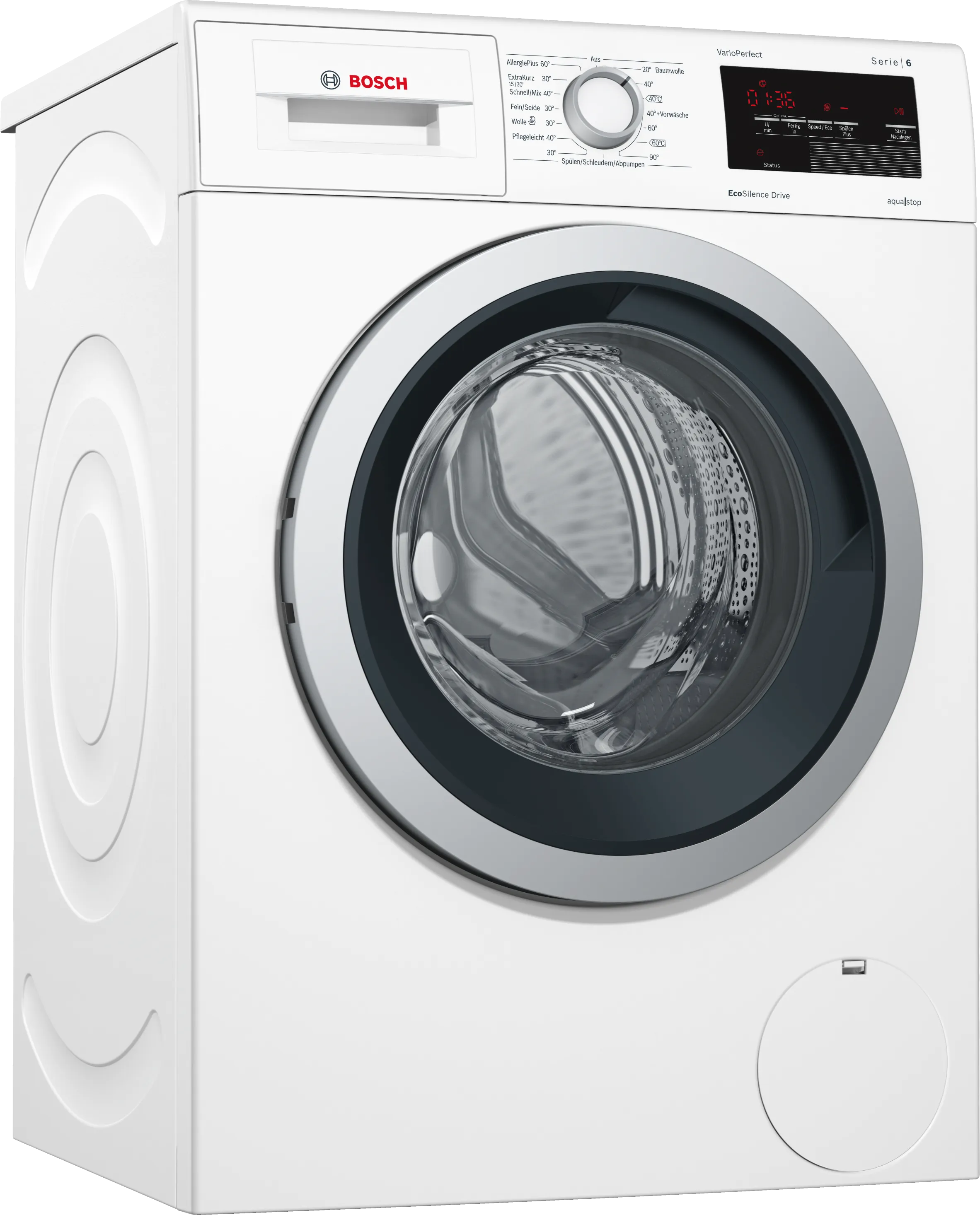 Series 6 washing machine, frontloader fullsize 8 kg 1400 rpm