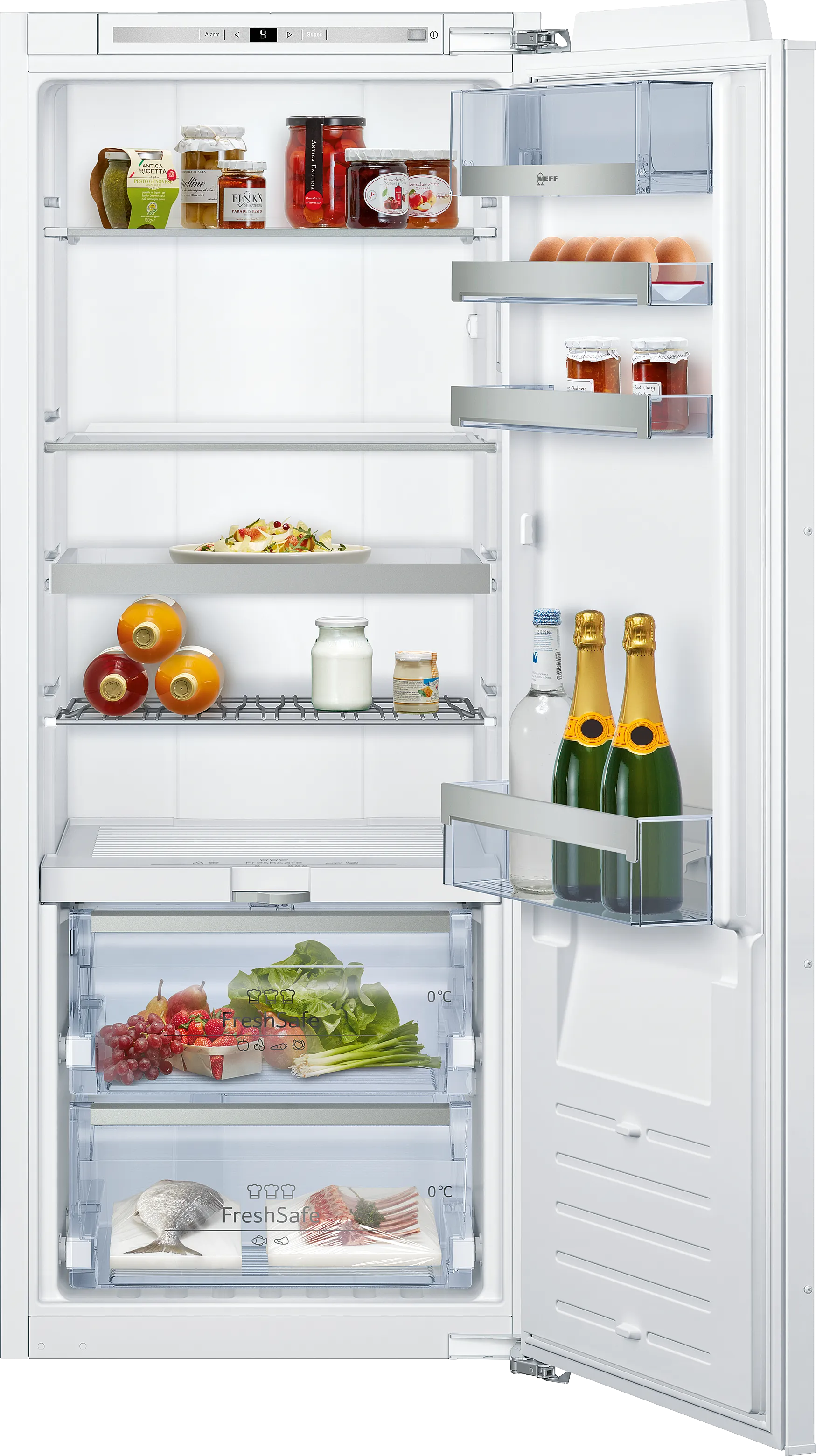 N 90 built-in fridge 139.7 x 55.8 cm soft close flat hinge