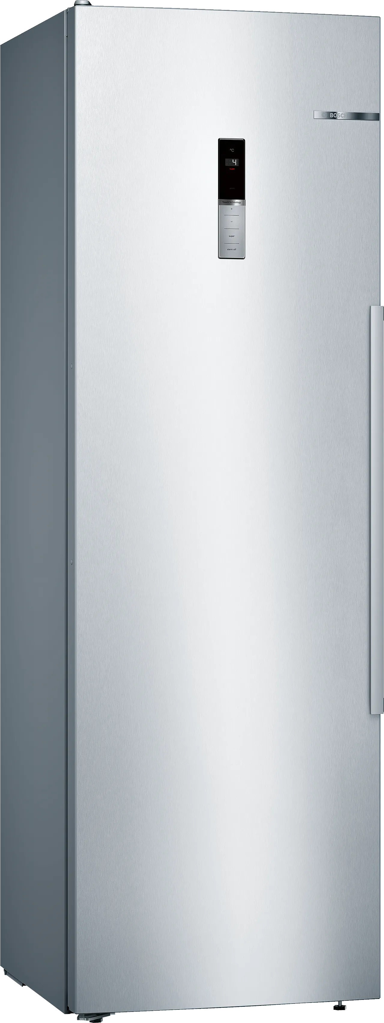 Serie 6 Samostojeći hladnjak 186 x 60 cm Brušeni čelik, s premazom protiv otisaka prstiju 