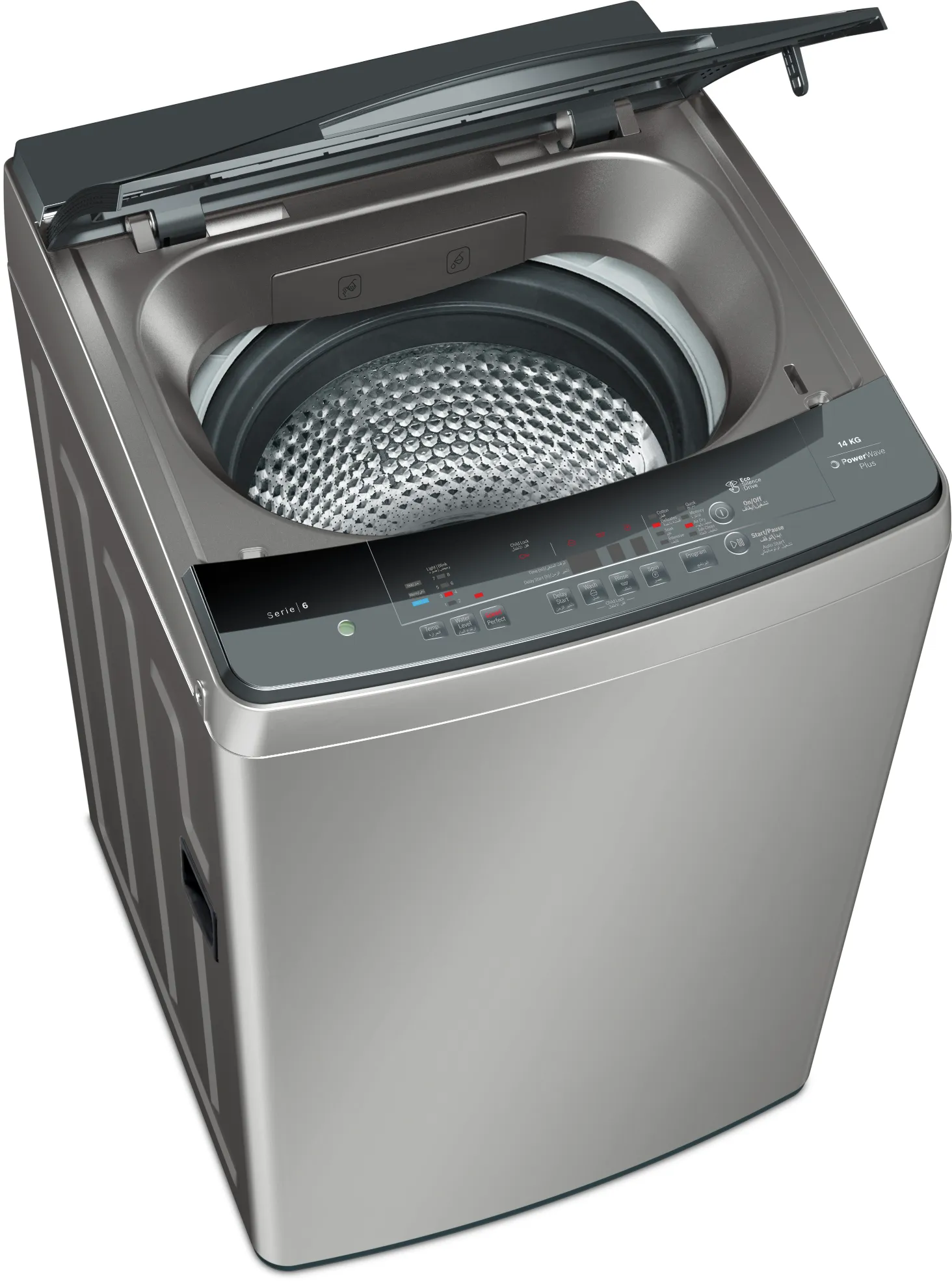 WOA145D0GC washing machine, toploader BOSCH AE