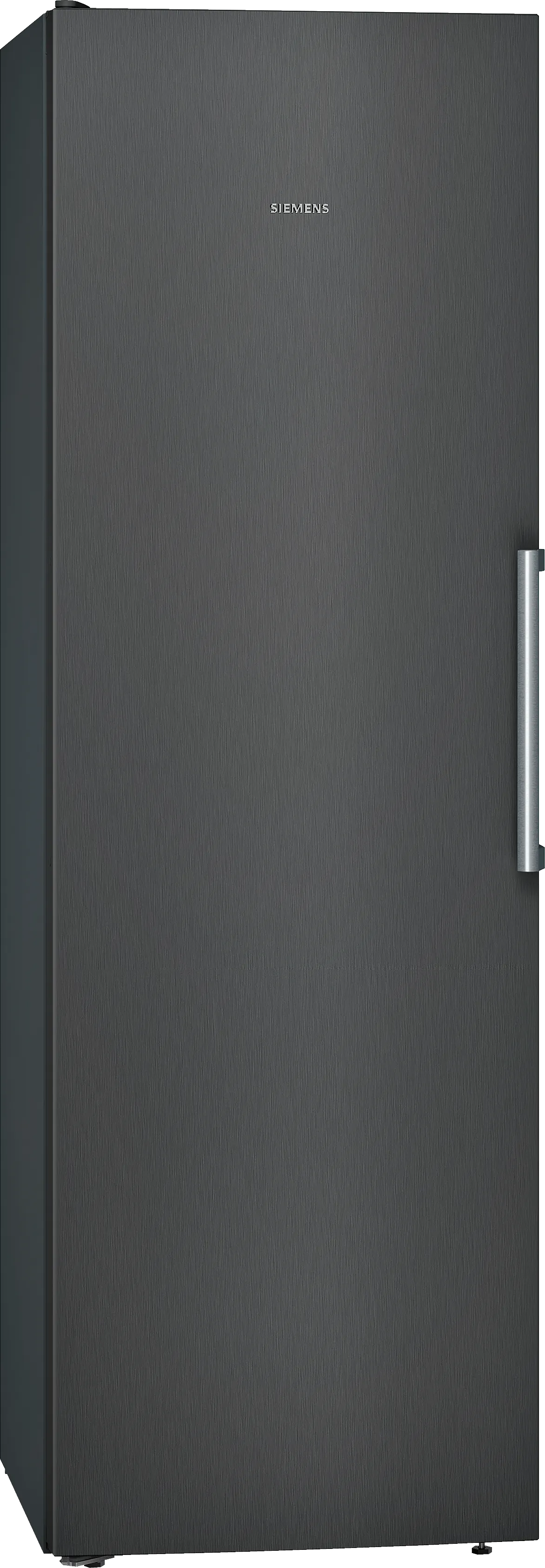 IQ300 free-standing fridge 186 x 60 cm Brushed black steel antiFingerprint