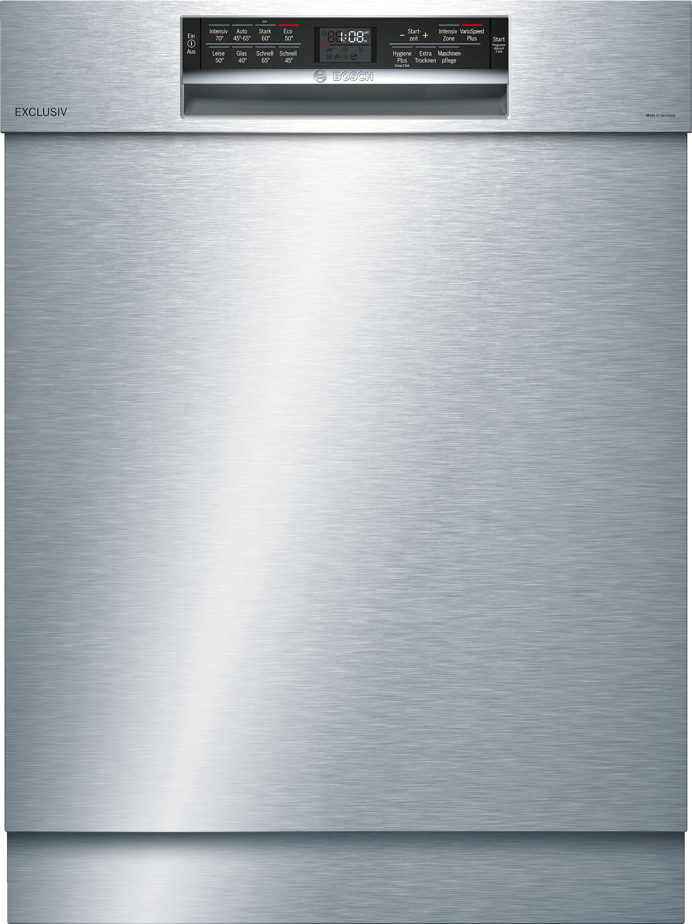 Series 6 built-under dishwasher 60 cm Brushed steel