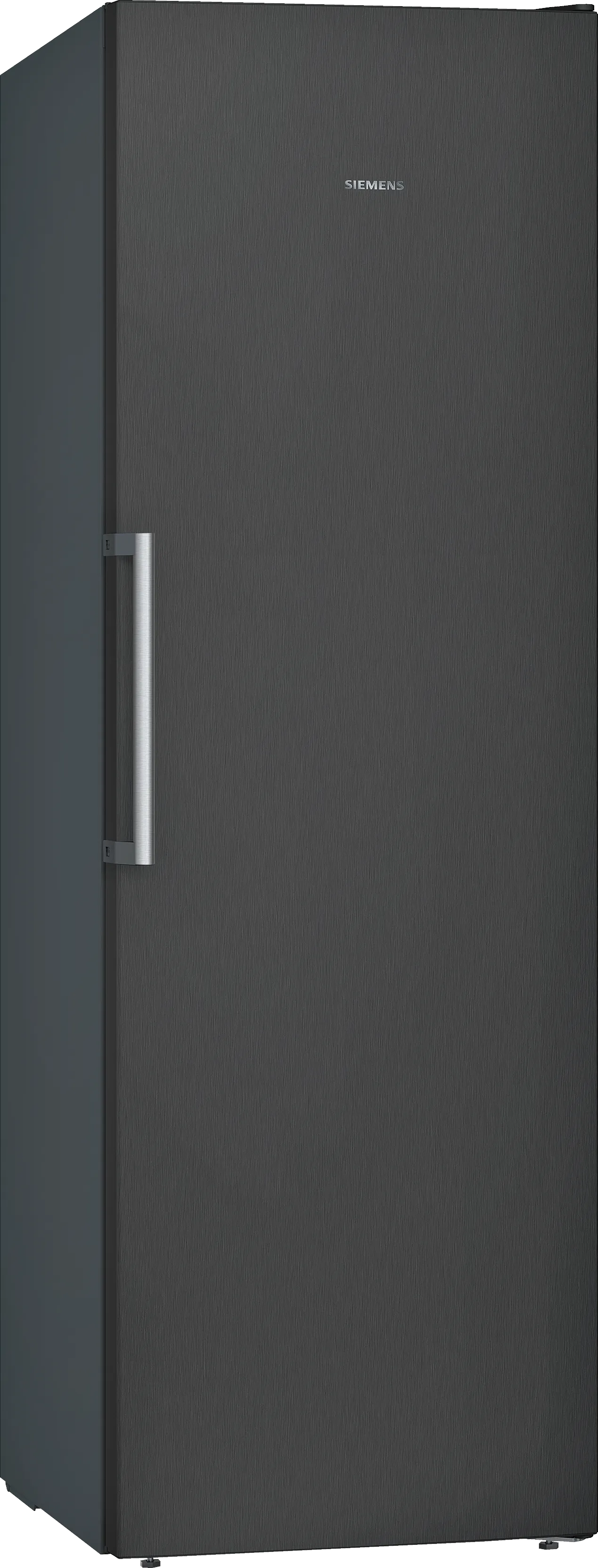 IQ300 free-standing freezer 186 x 60 cm Brushed black steel antiFingerprint