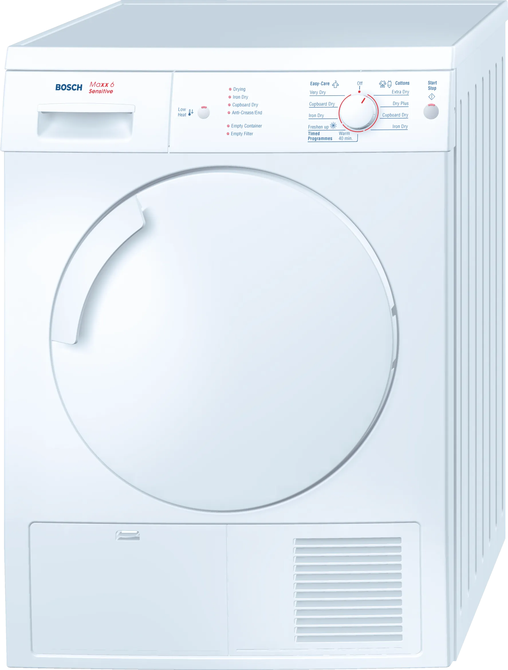  condenser tumble dryer 6 kg White