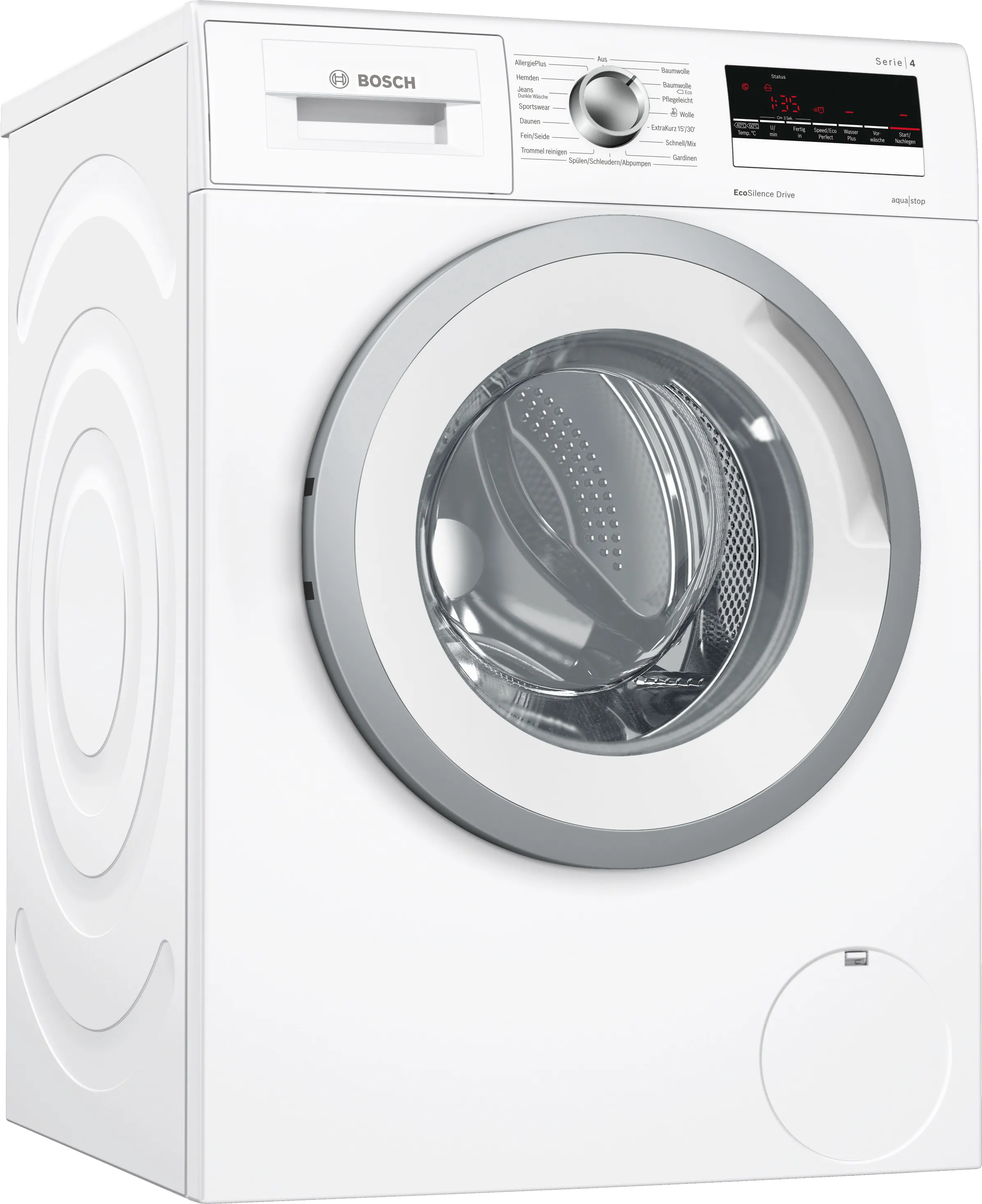 Series 4 washing machine, frontloader fullsize 6 kg 1400 rpm, White