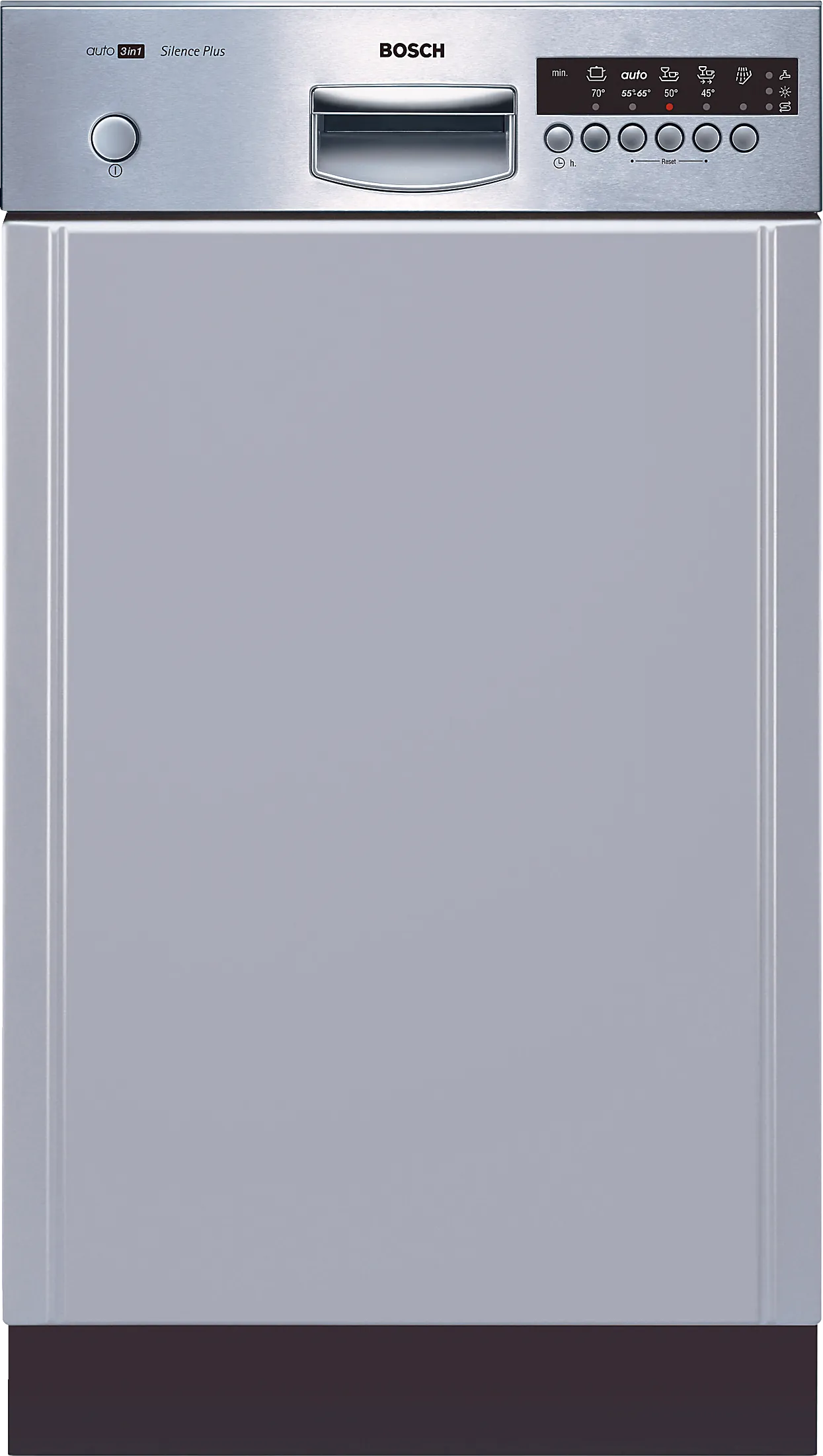  semi-integrated dishwasher 45 cm Brushed steel