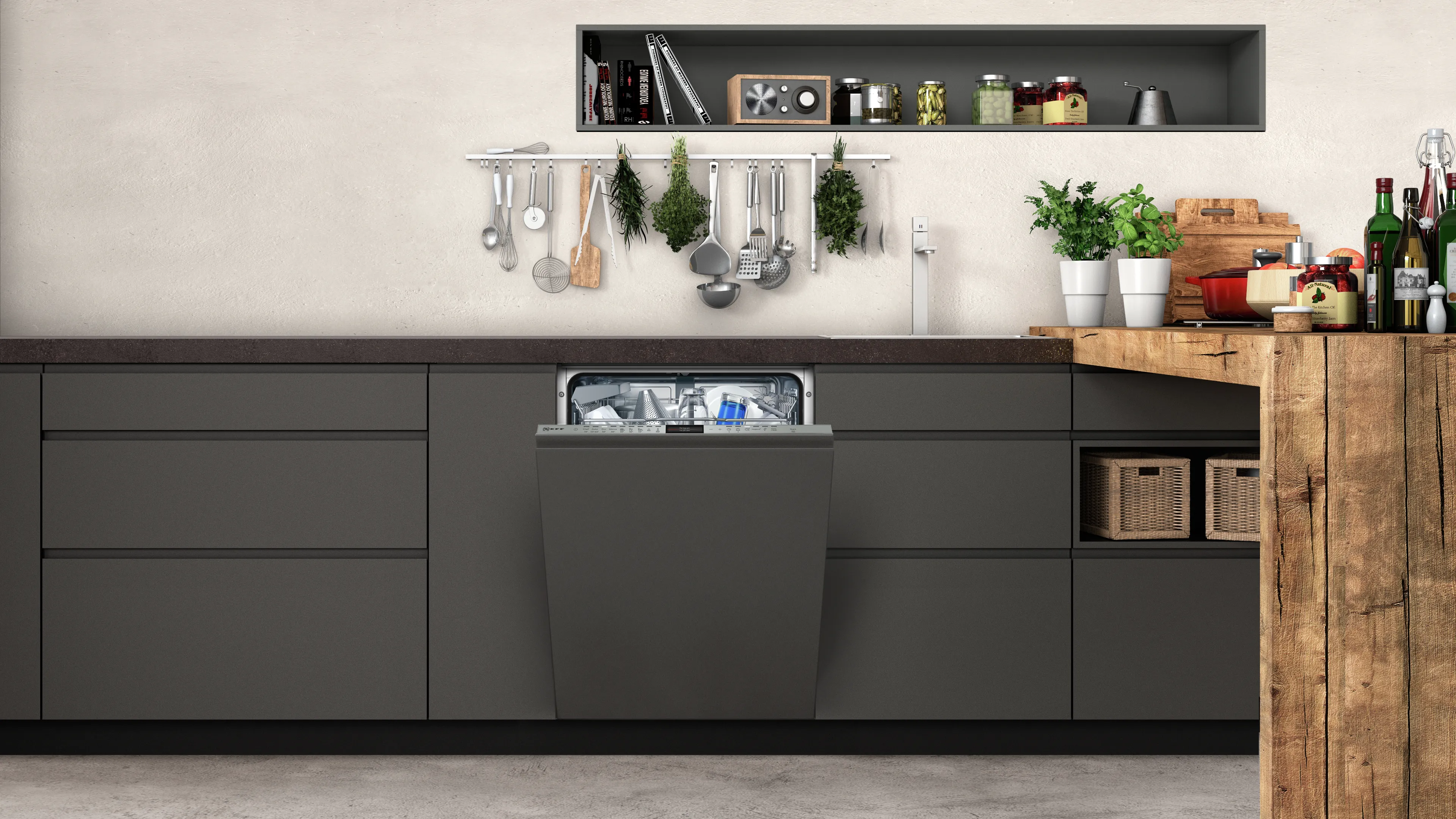 S526P80X0E fully-integrated dishwasher | NEFF NL
