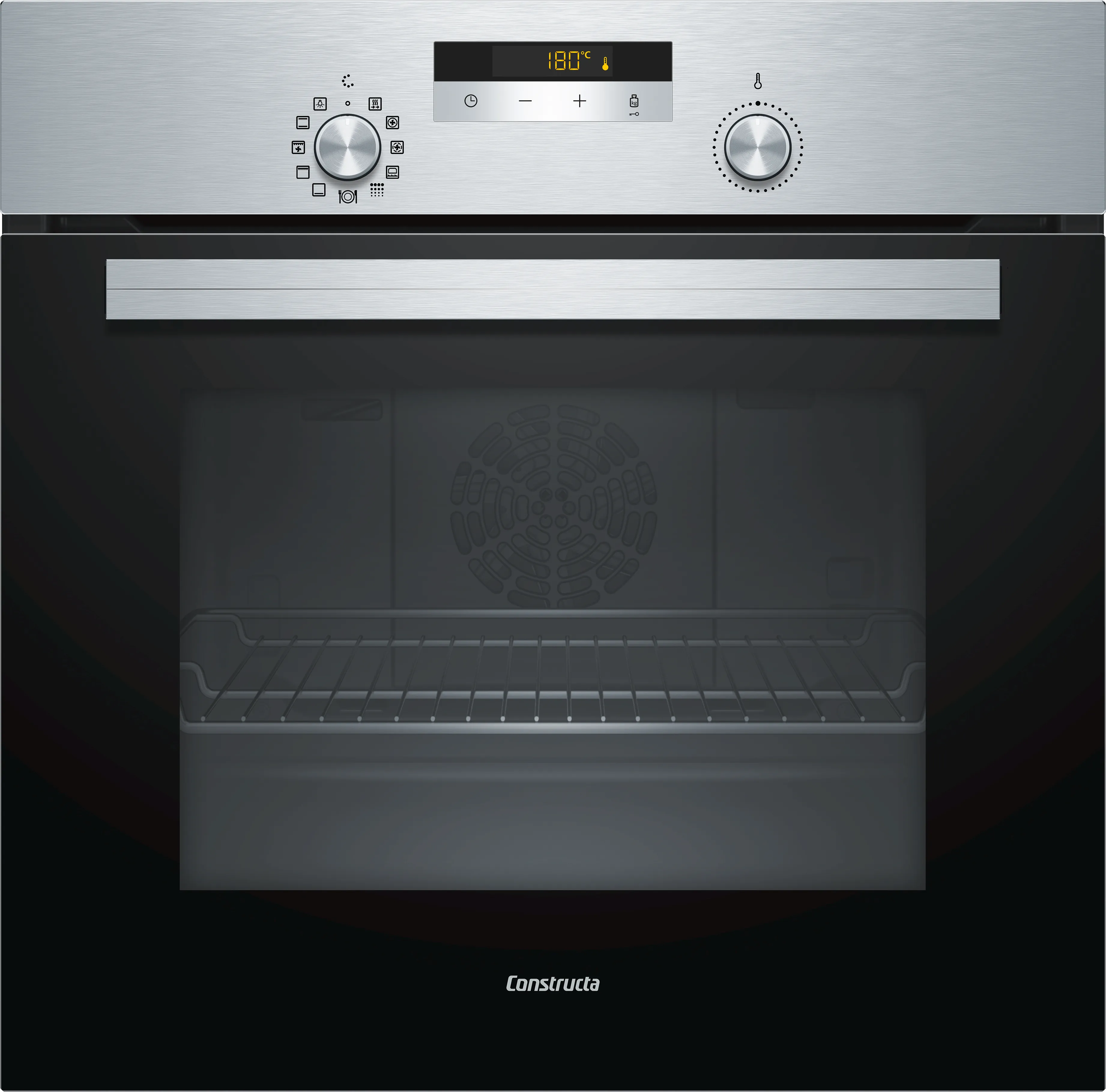 Einbau-Backofen 60 x 60 cm Edelstahl