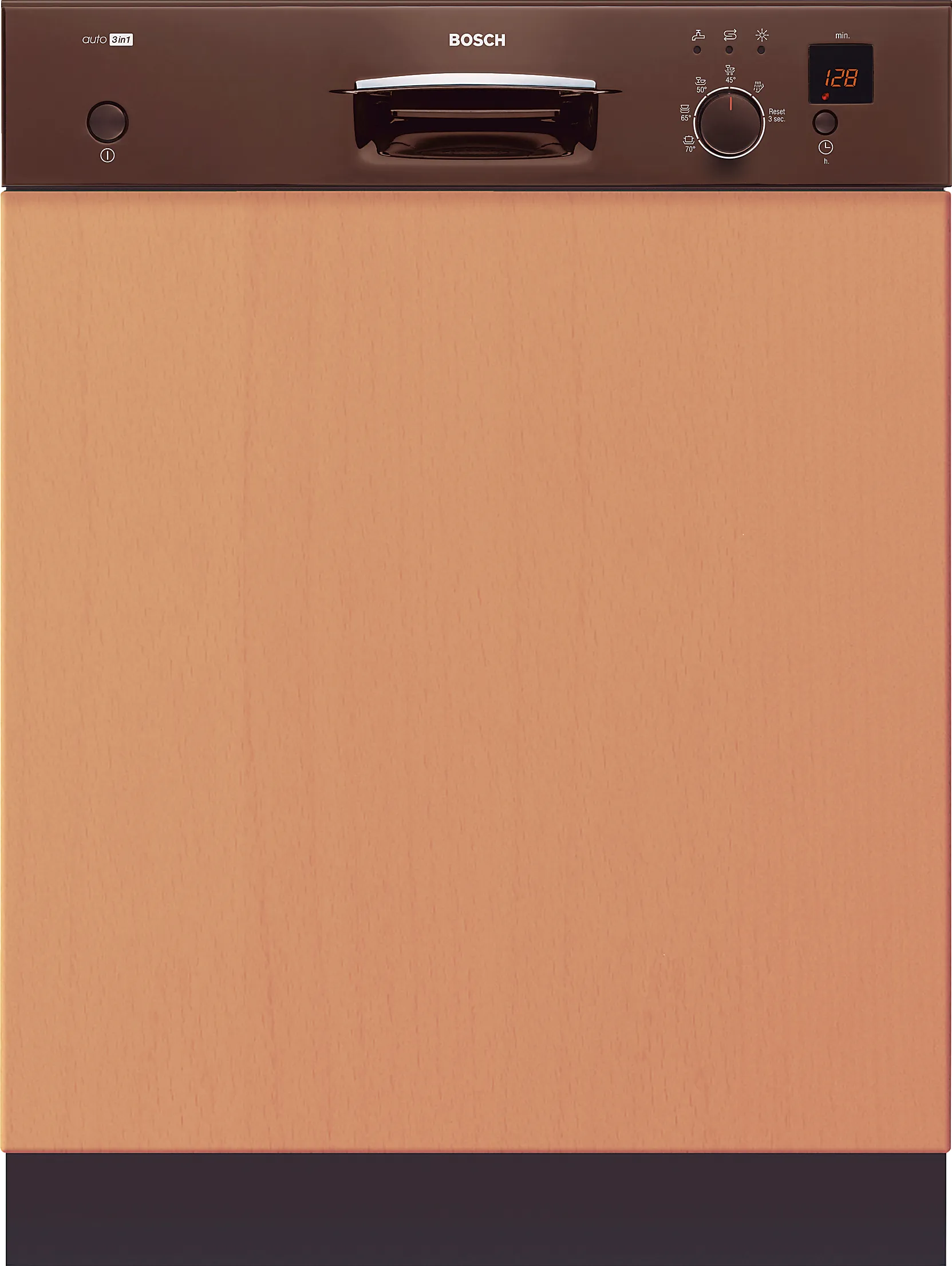  semi-integrated dishwasher 60 cm Brown