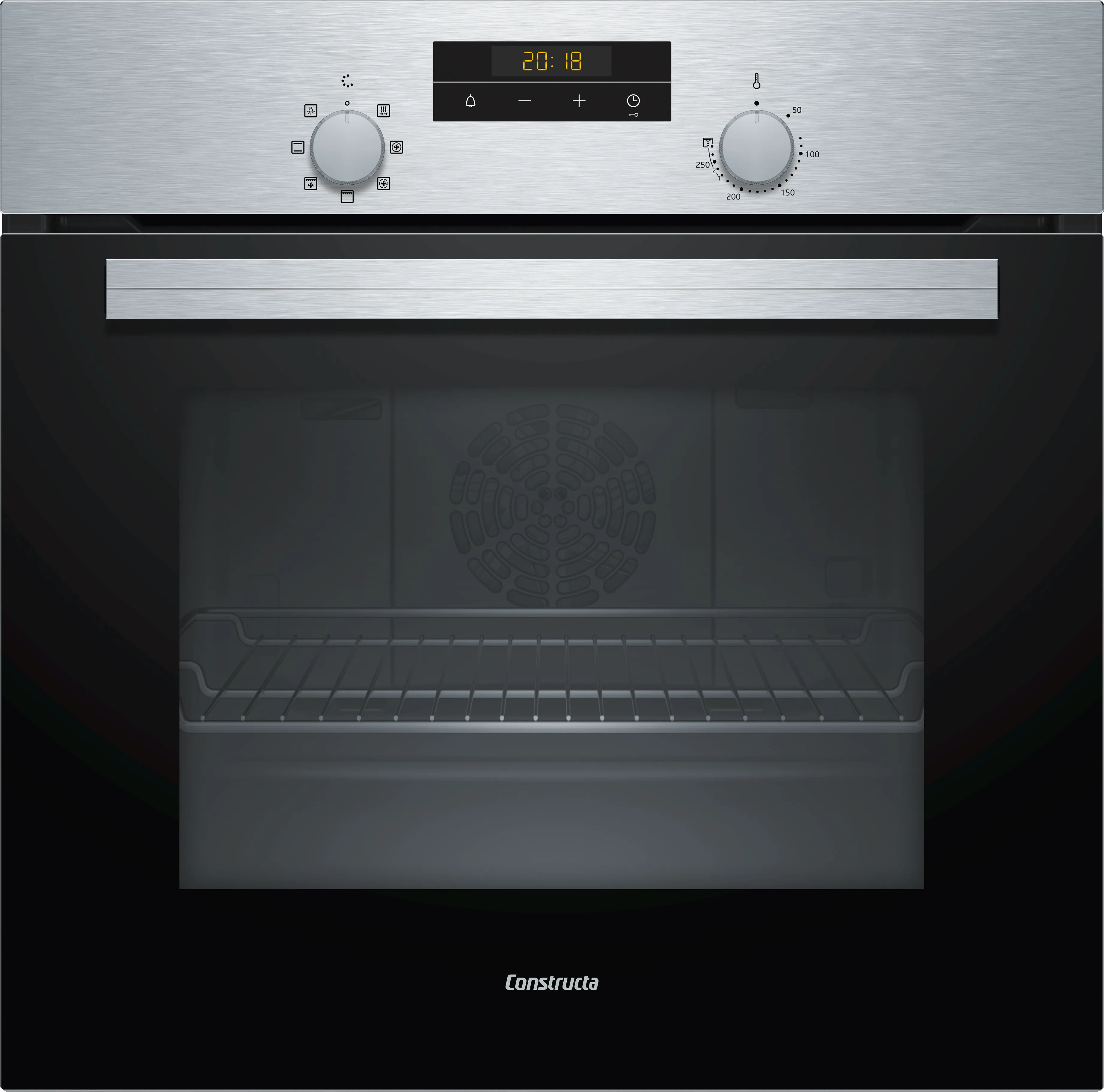 Einbau-Backofen 60 x 60 cm Edelstahl