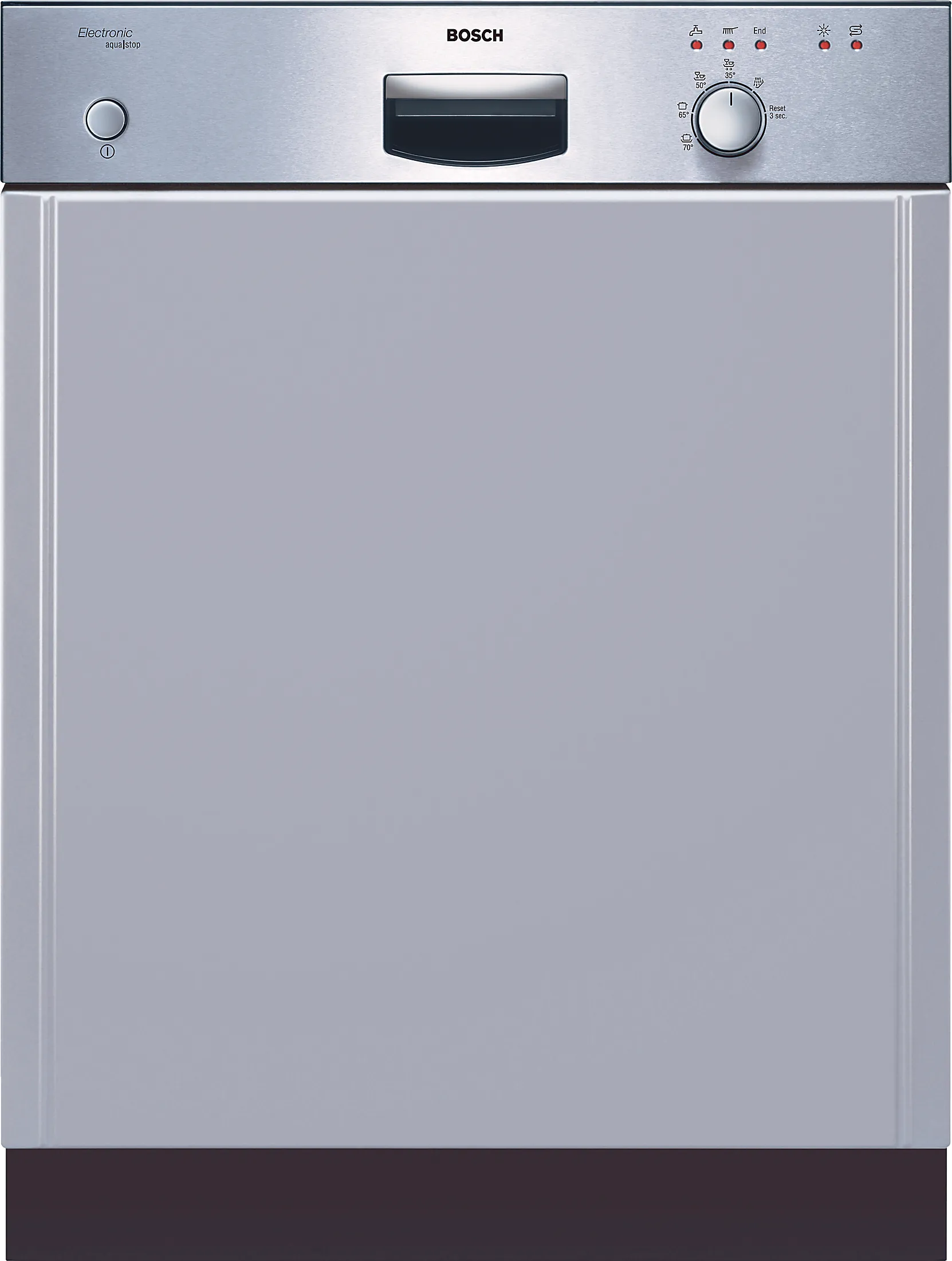  semi-integrated dishwasher 60 cm Brushed steel