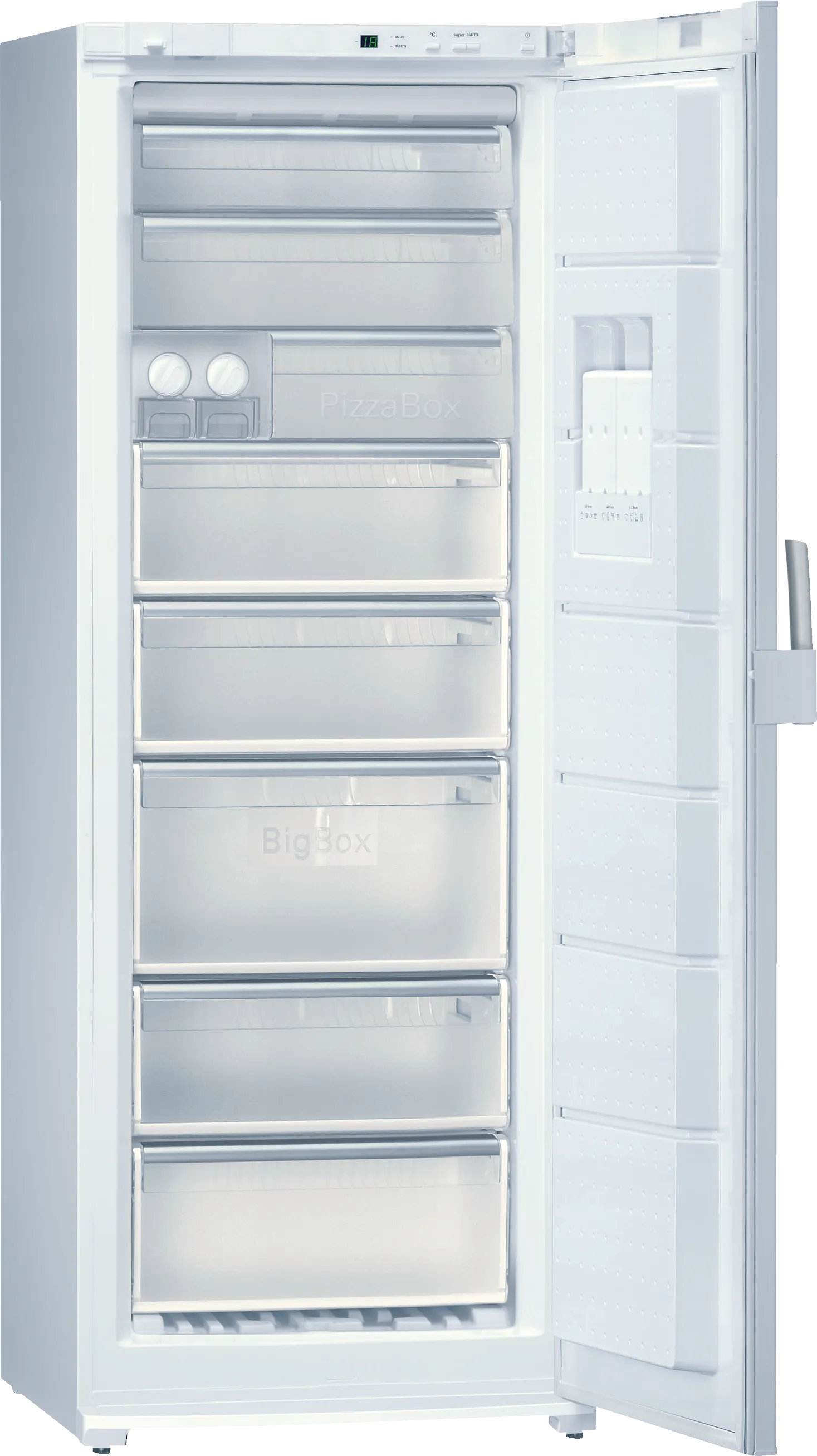 free-standing freezer 185 x 70 cm White