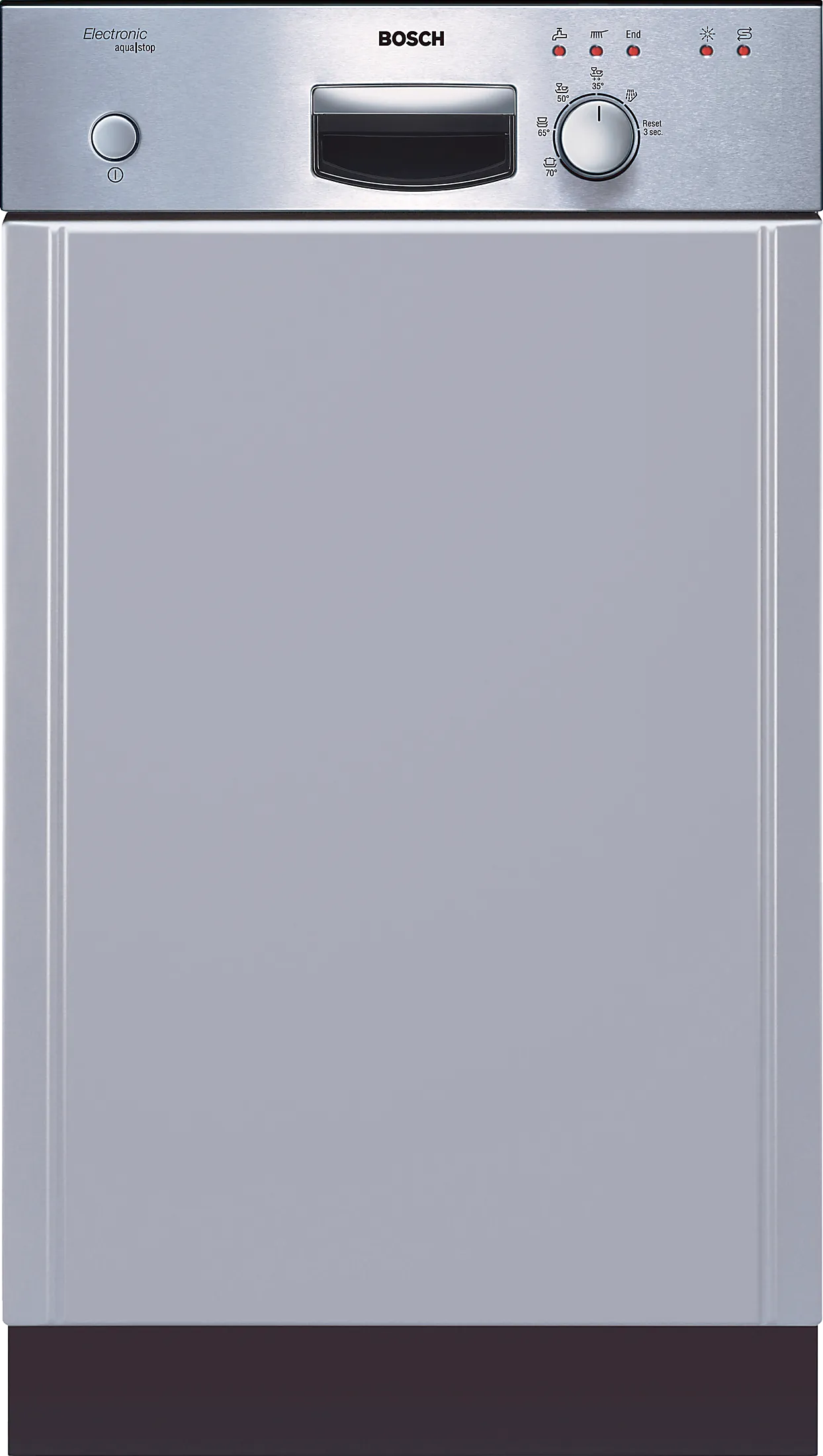  semi-integrated dishwasher 45 cm Brushed steel