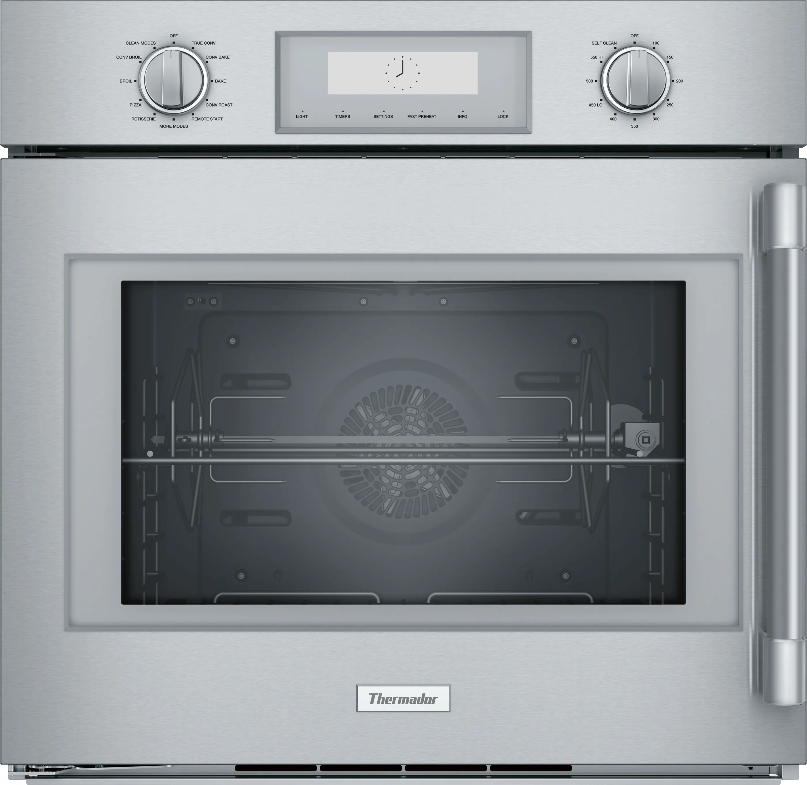 Professional Single Wall Oven 30'' Left Side Opening Door, Stainless Steel 