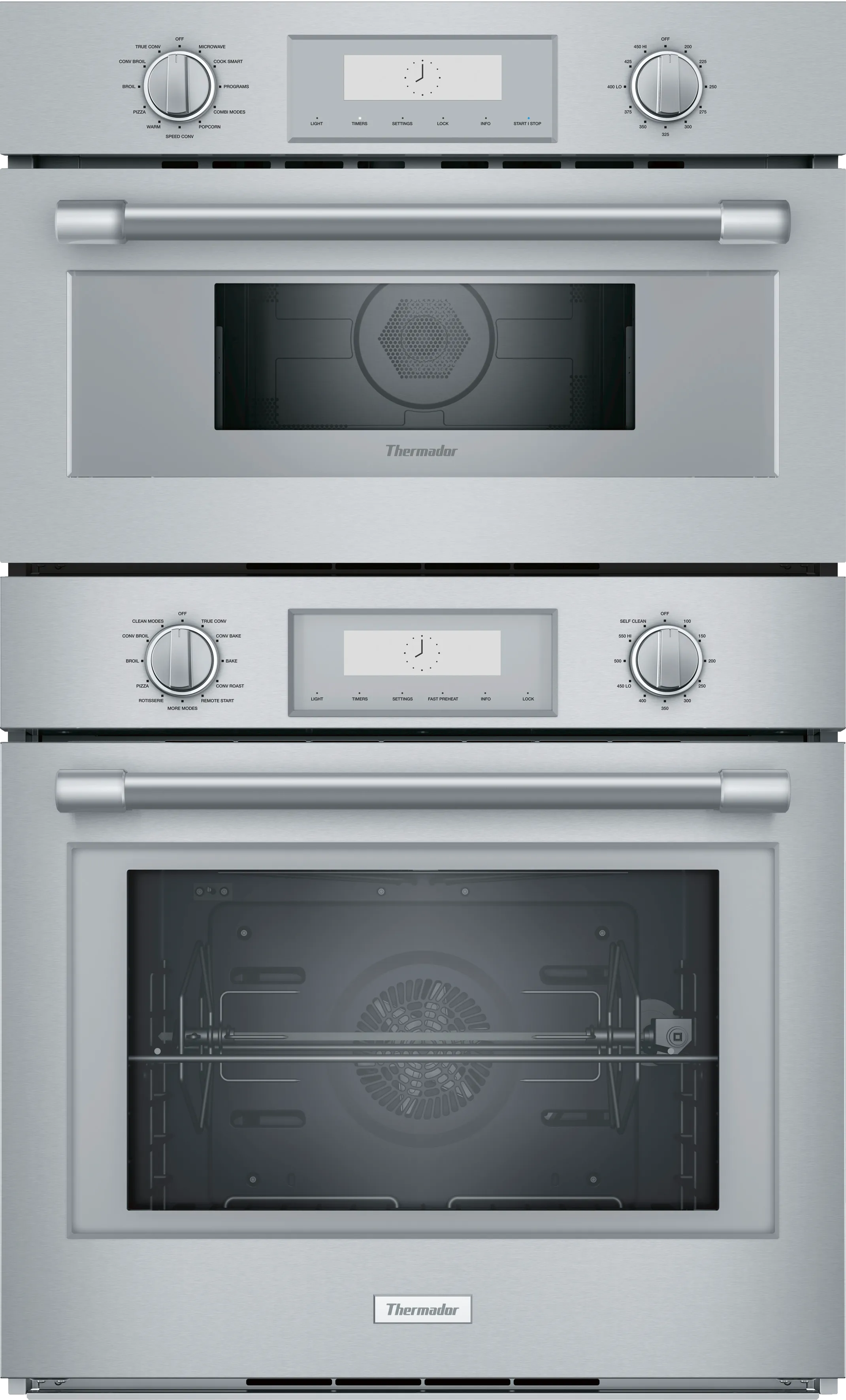 Professional Double Combination built-in Oven with Speed Oven 30'' 