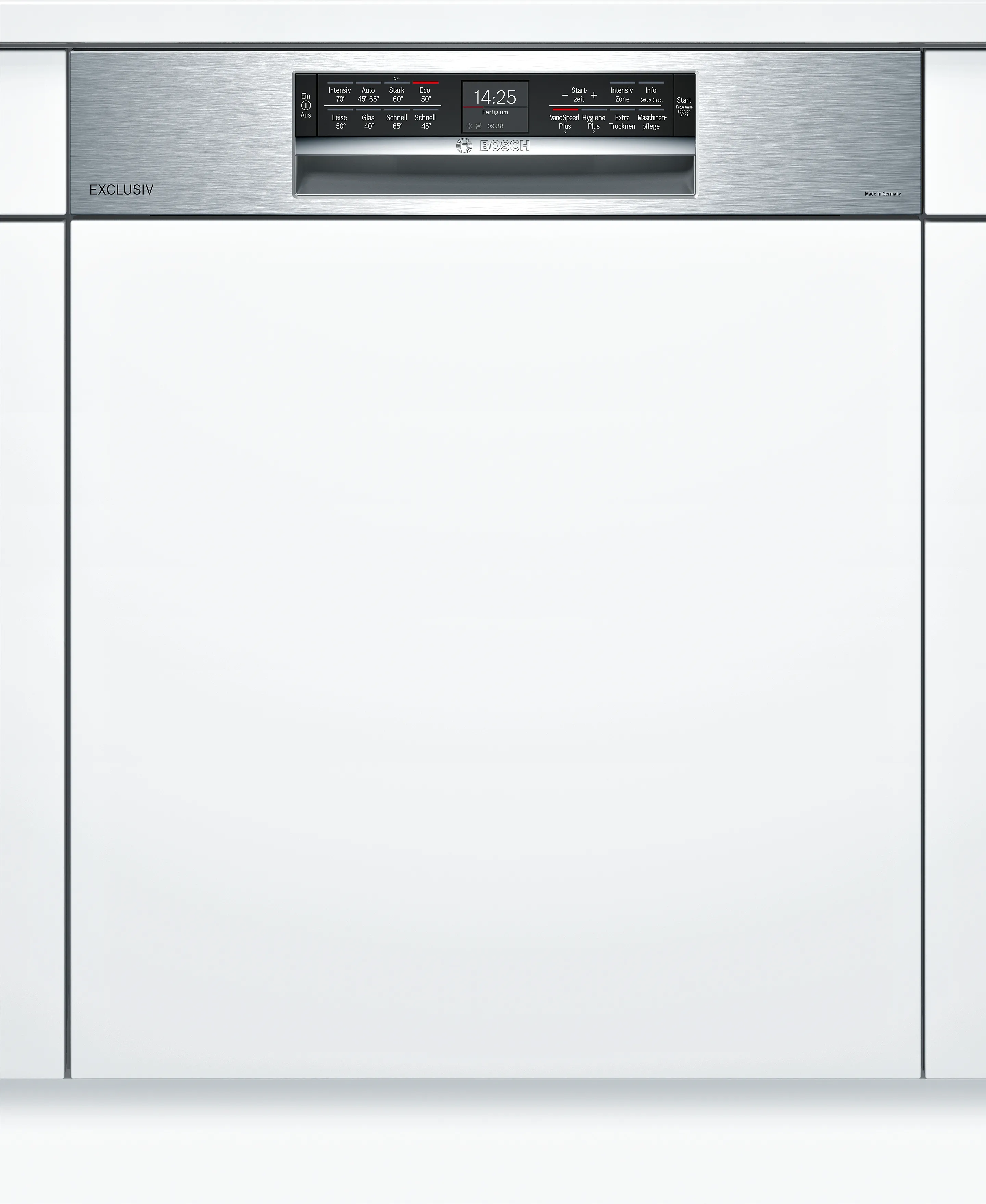 Series 6 semi-integrated dishwasher 60 cm Brushed steel