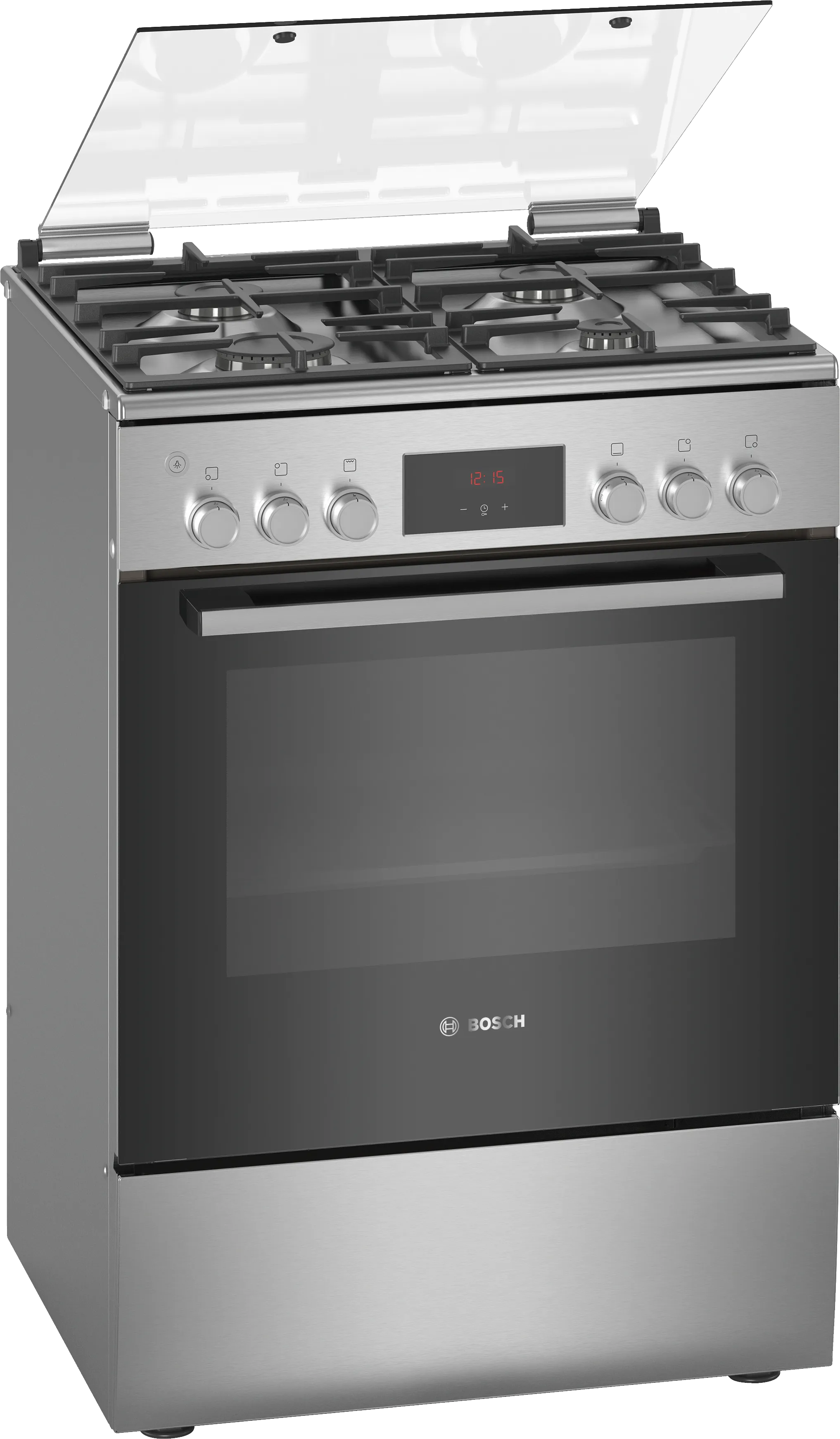 Series 4 Freestanding gas cooker Stainless steel 