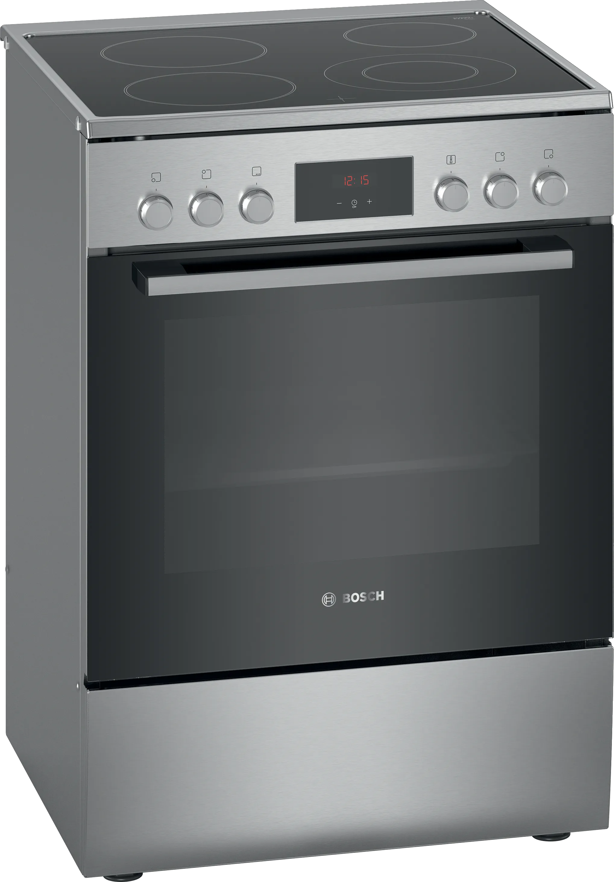Series 4 free-standing electric cooker Stainless steel 