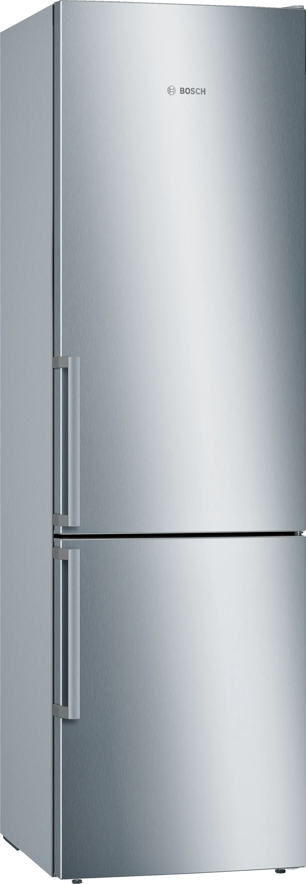 Serija 6 Laisvai statomas šaldytuvas-šaldiklis su šaldiklio skyriumi apačioje 201 x 60 cm Šlifuotas plienas, atsparus pirštų atspaudams 