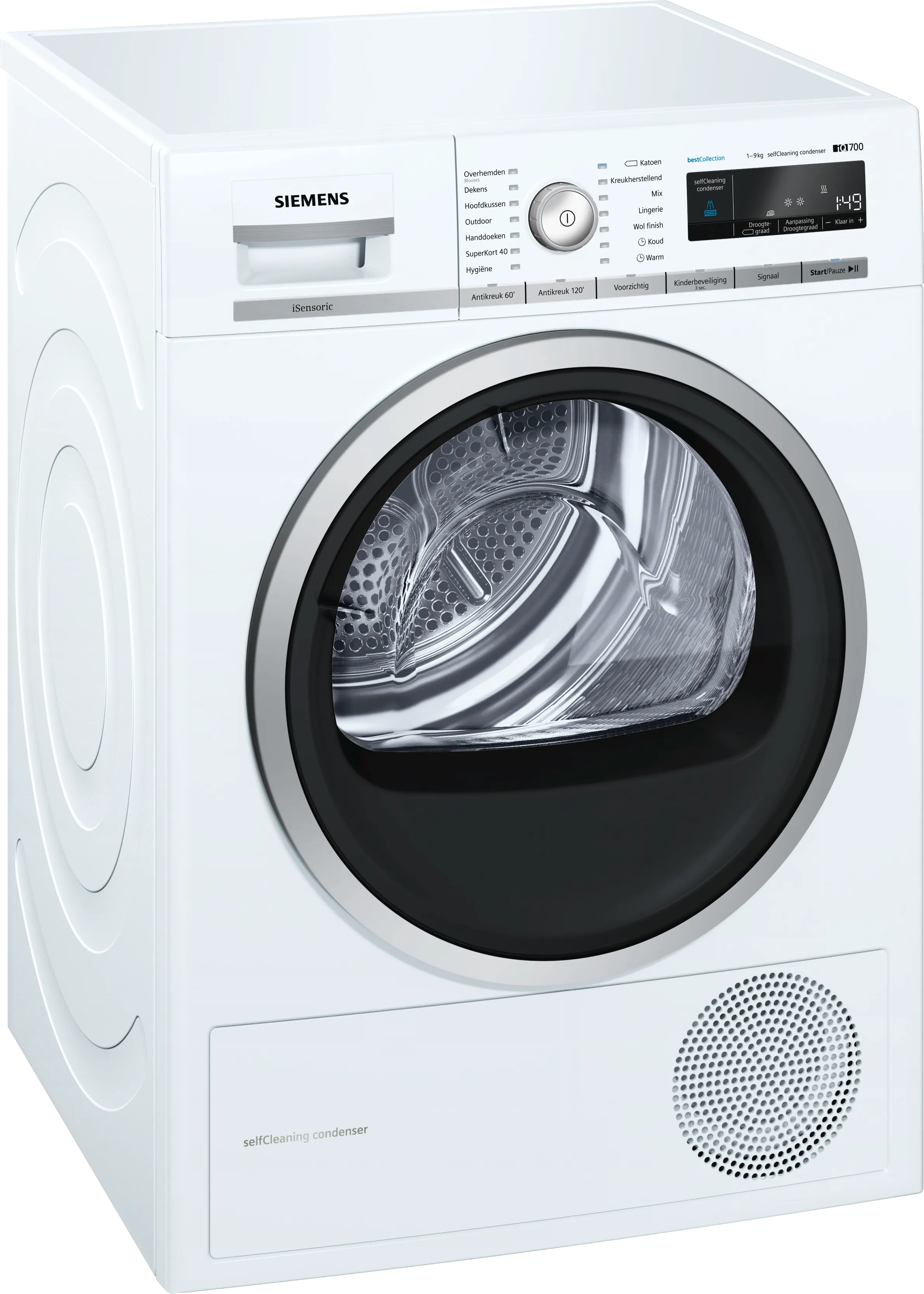 iQ700 heat pump dryer 9 kg White