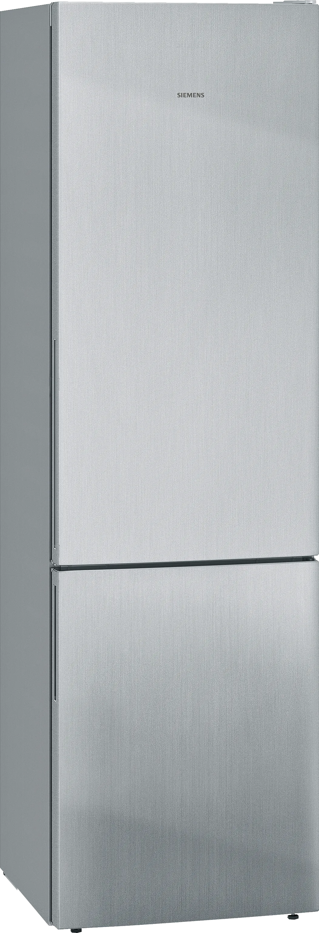 iQ500 Freistehende Kühl-Gefrier-Kombination mit Gefrierbereich unten 201 x 60 cm Gebürsteter Stahl mit antiFingerprint 