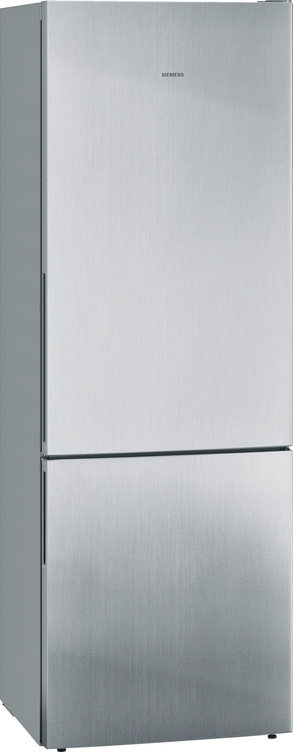 iQ500 Frittstående kombiskap 201 x 70 cm Børstet stål med anti-fingeravtrykk 