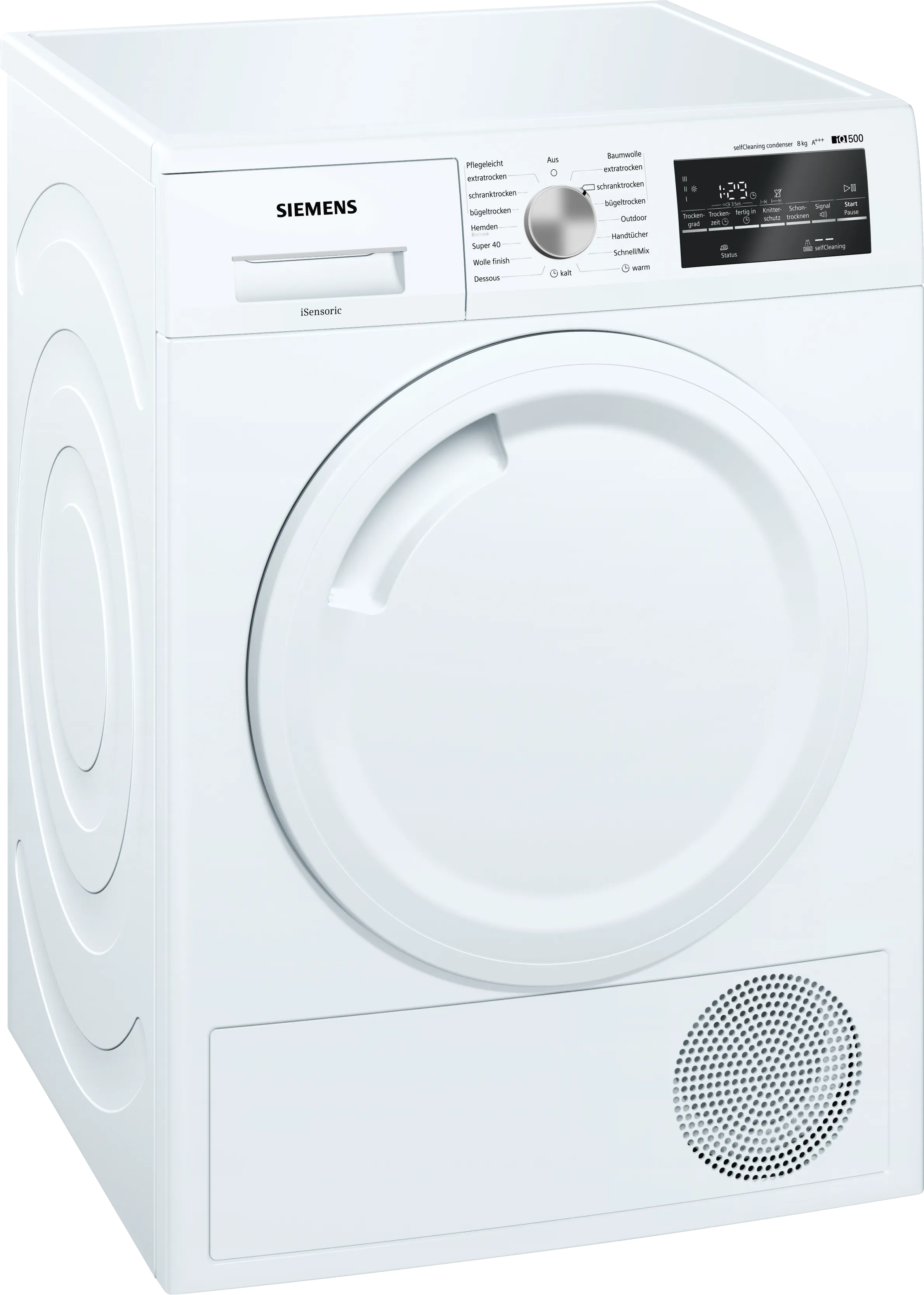 iQ500 heat pump dryer 8 kg White