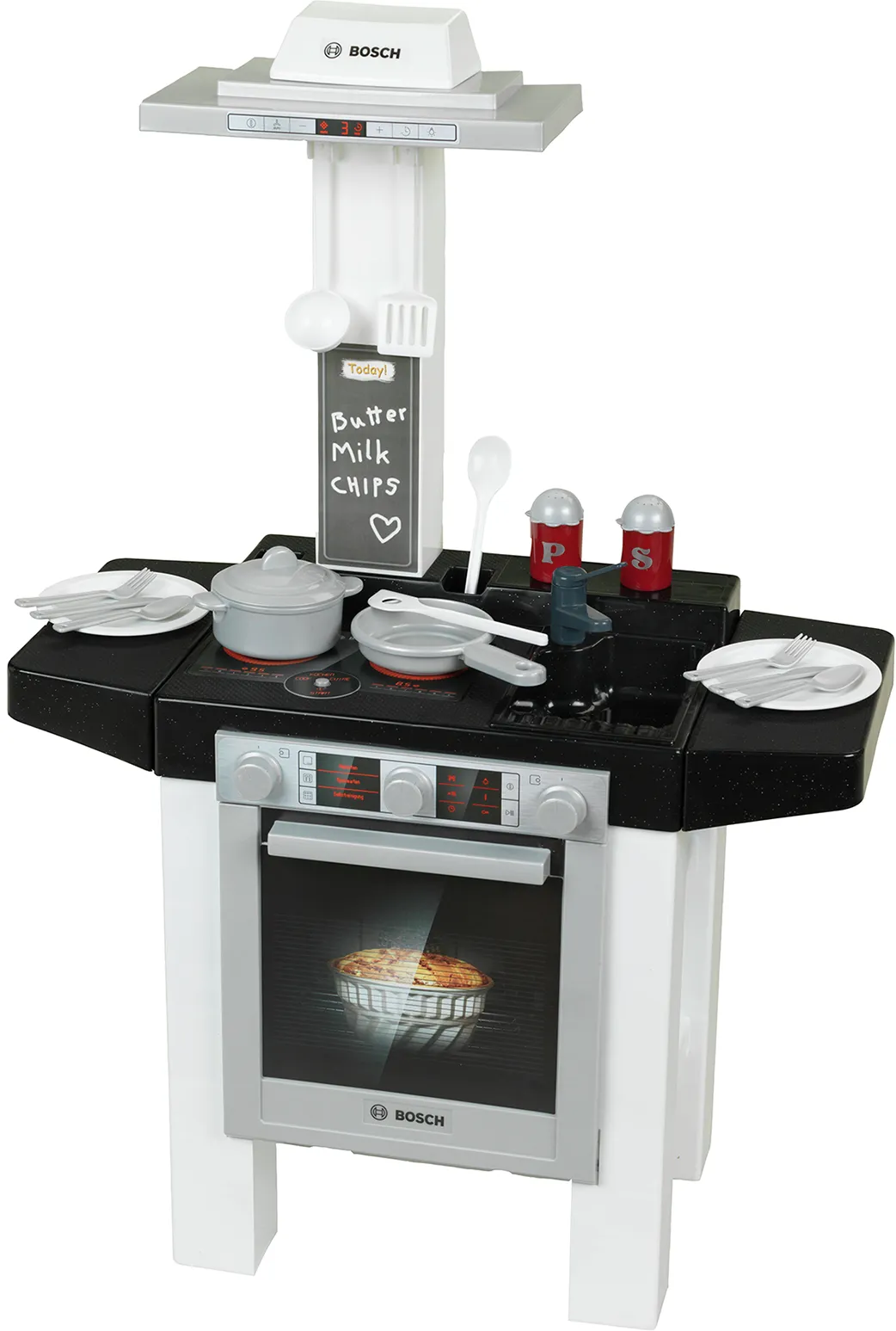Bosch Oyuncak Mutfak Set Ocak/Fırın/Aspiratör Sesli