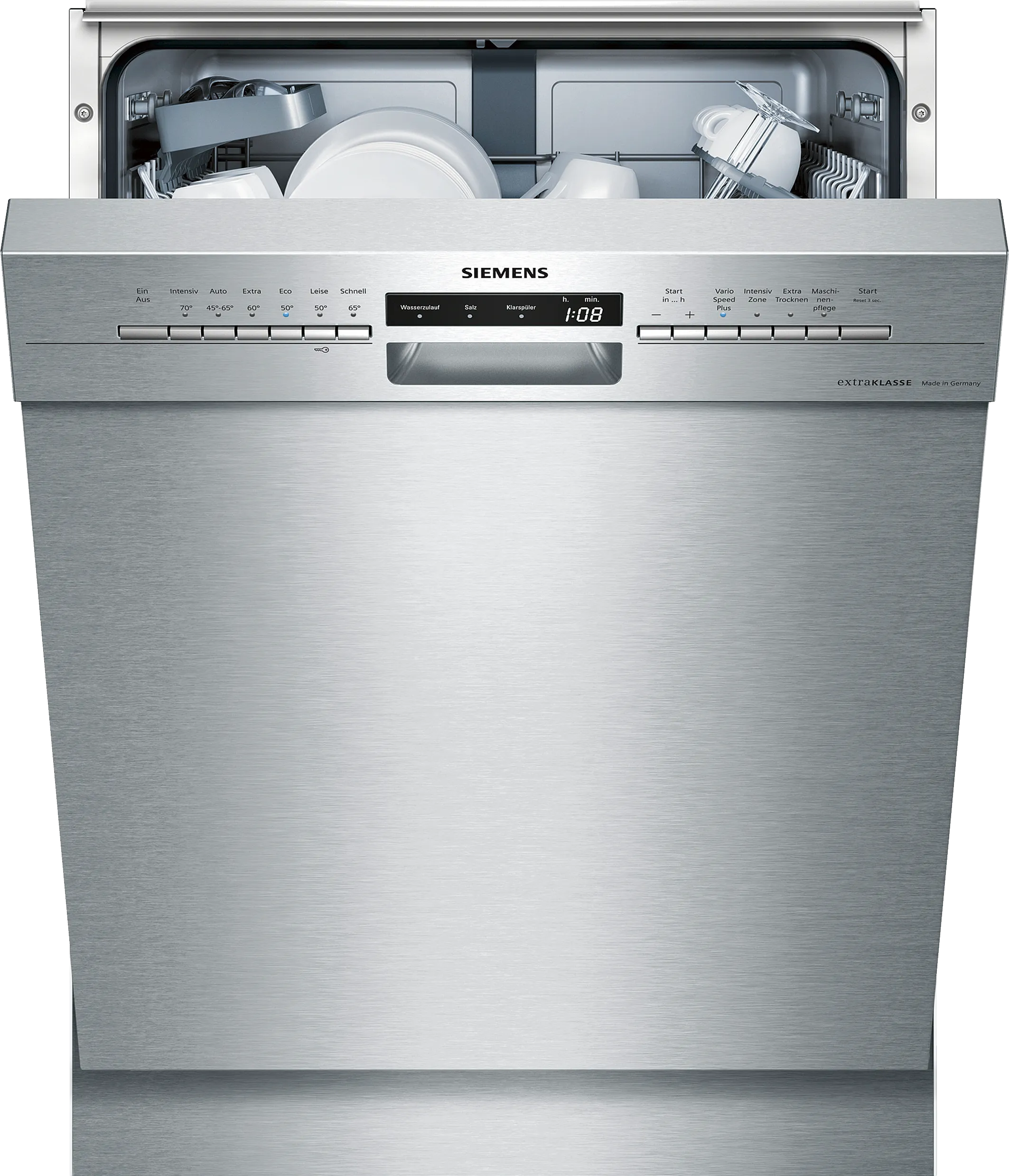 iQ300 built-under dishwasher 60 cm Brushed steel