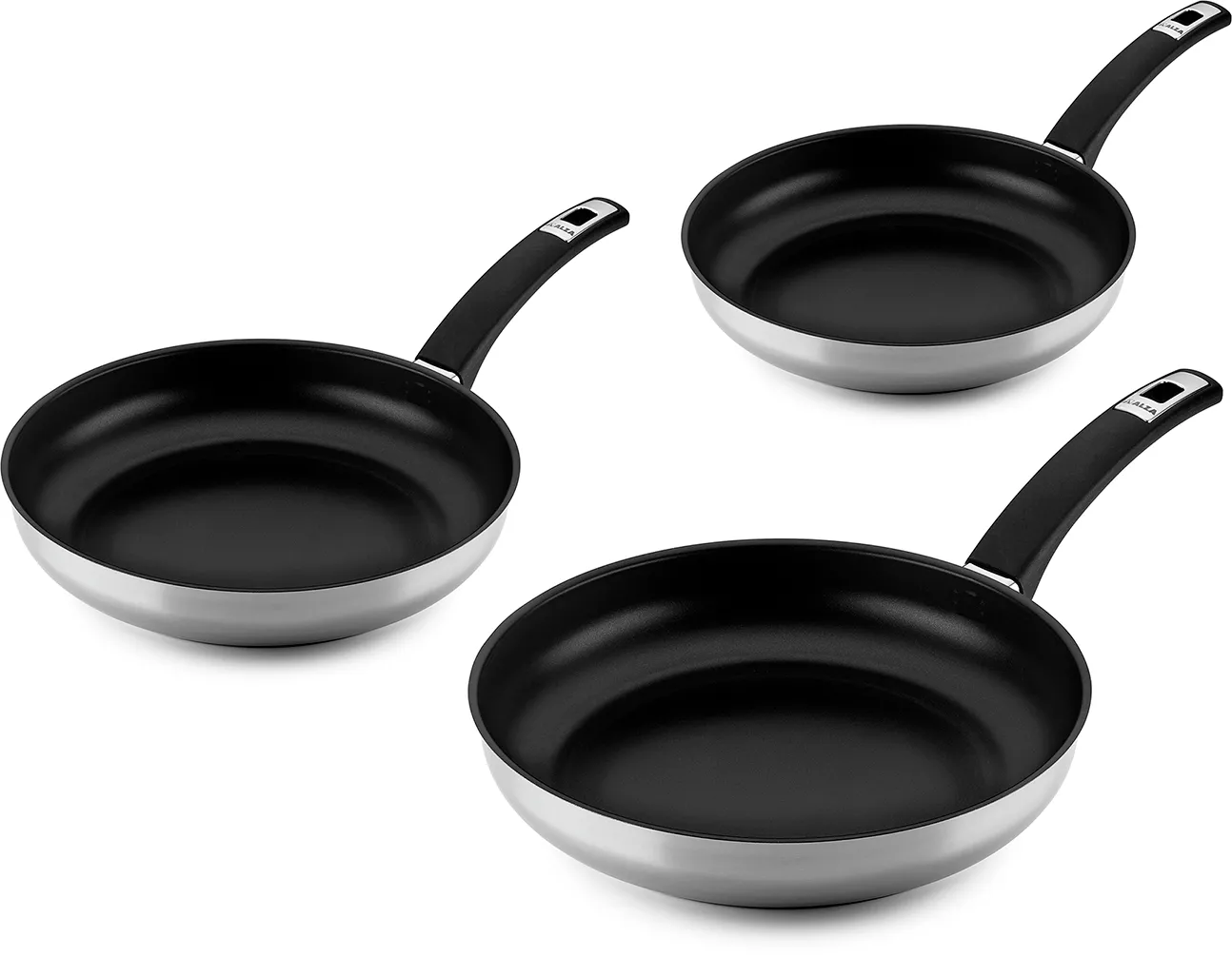 Cookware set Set of 3 Classic Alza pans with non-stick coating 