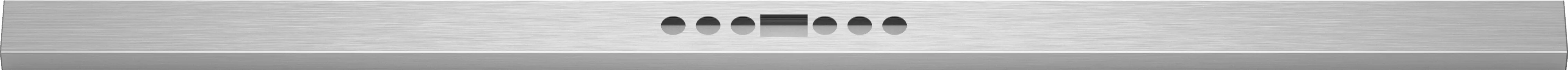 Griffleiste Edelstahl, mit Ausschnitt für Bedienmodul 