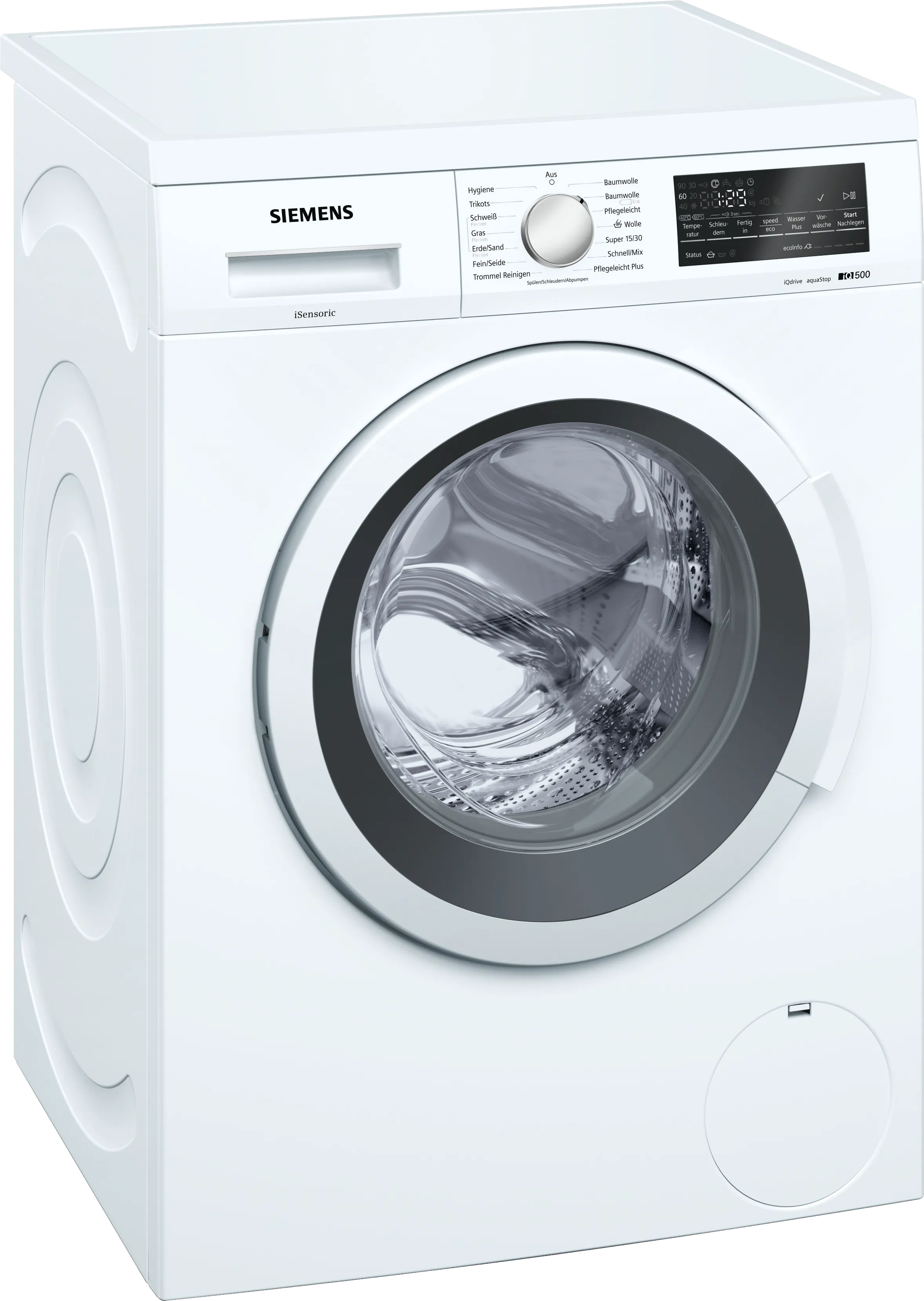 iQ500 Waschmaschine, unterbaufähig - Frontlader 8 kg max. 1400 U/min.