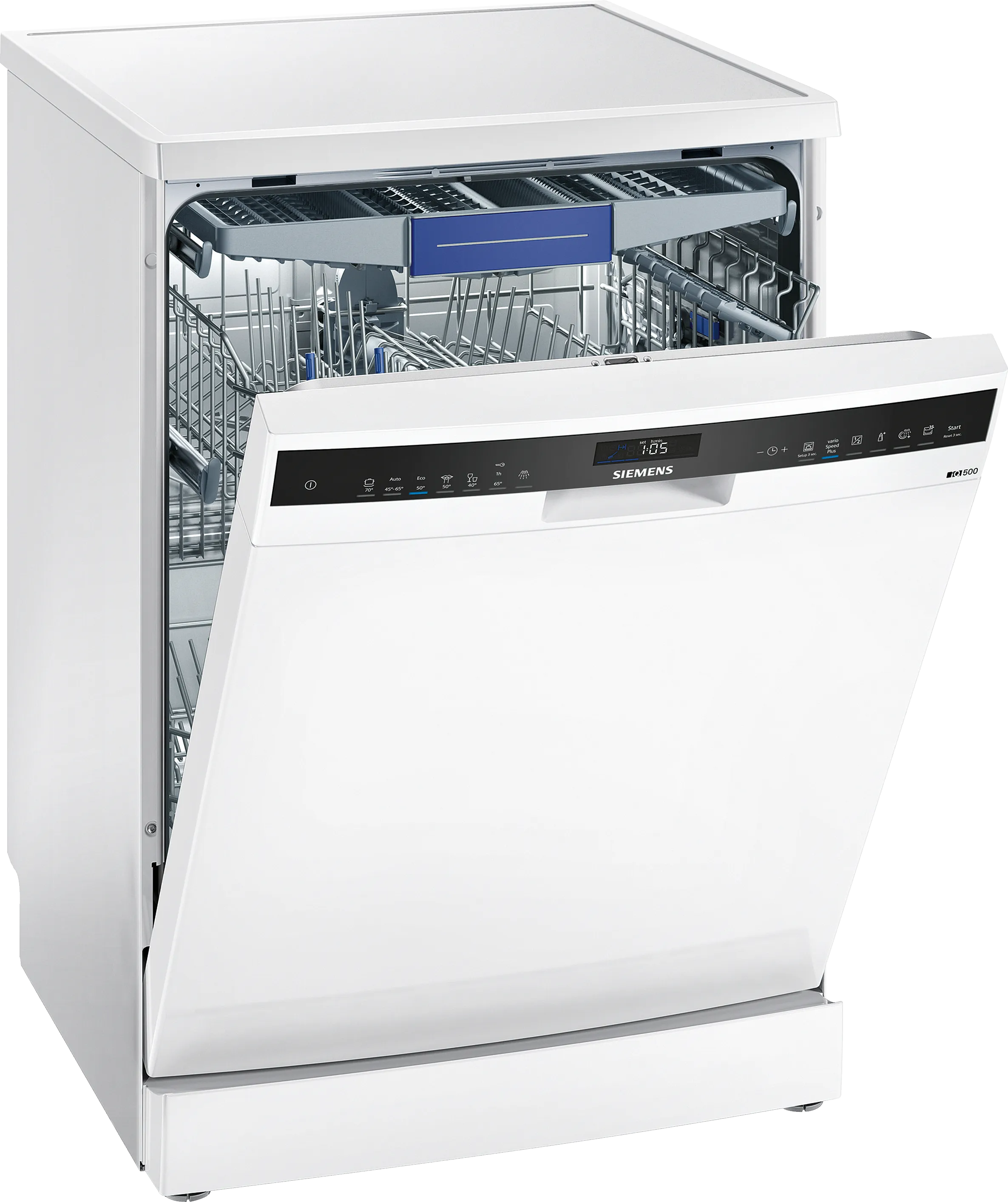 iQ500 free-standing dishwasher 60 cm White 
