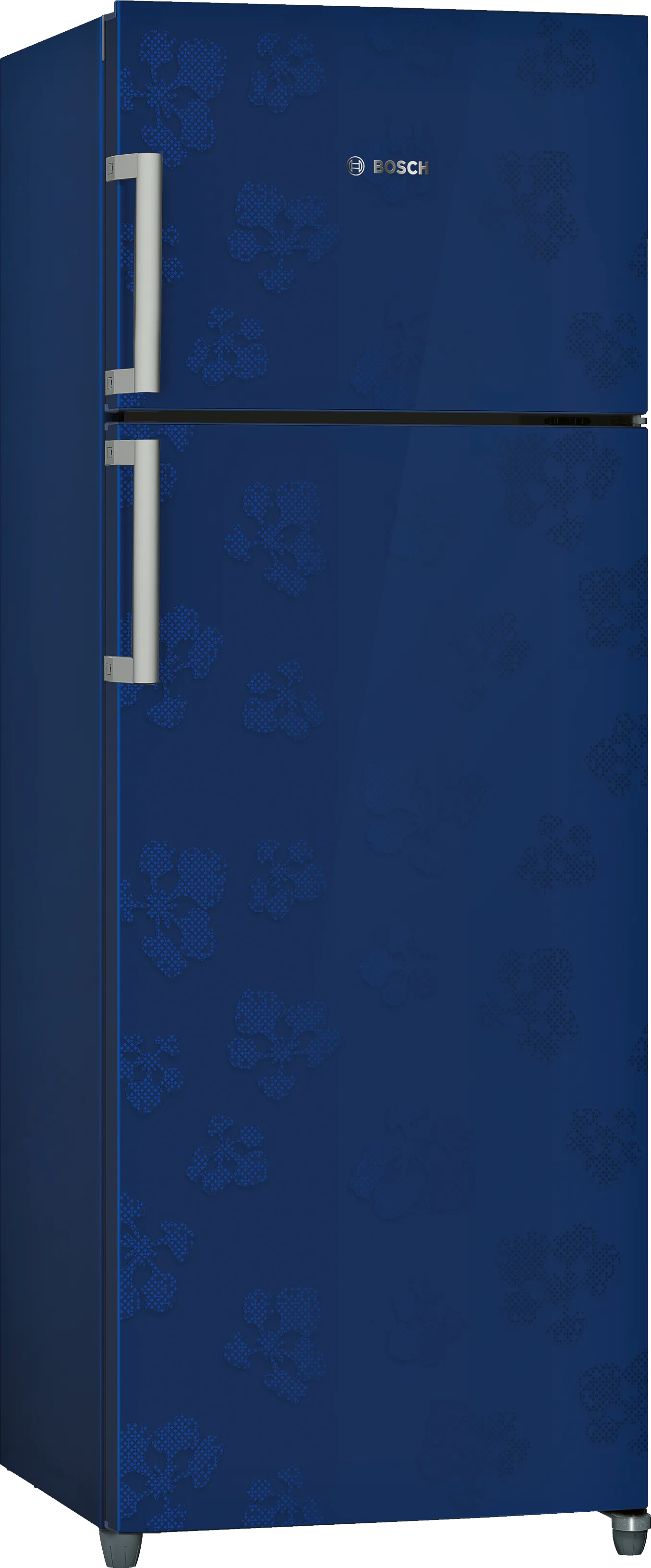 Series 4 free-standing fridge-freezer with freezer at top 167.9 x 60.5 cm Blue, Total No Frost