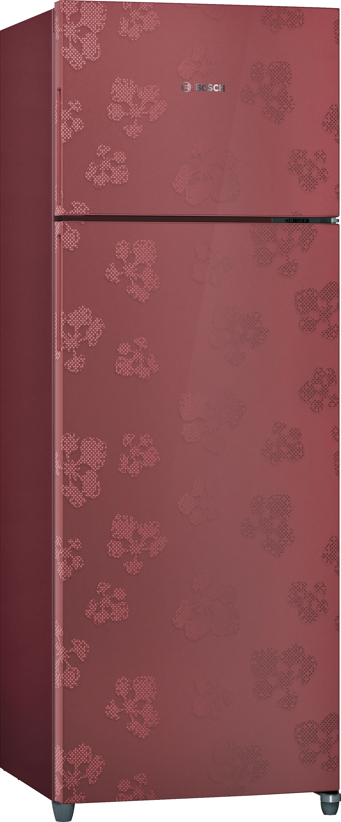 Series 4 free-standing fridge-freezer with freezer at top 167.9 x 60.5 cm Red