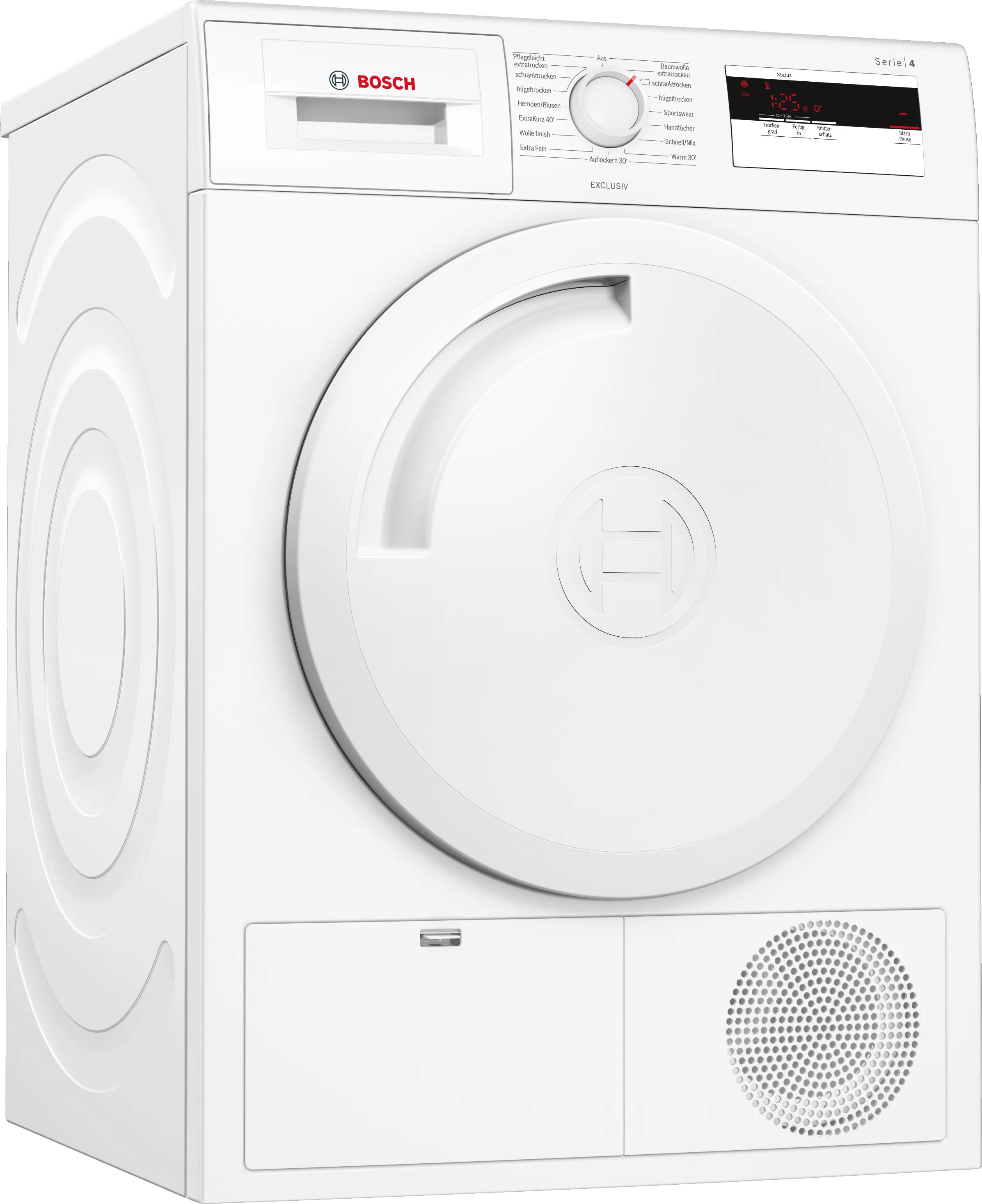 Series 4 heat pump dryer 7 kg White