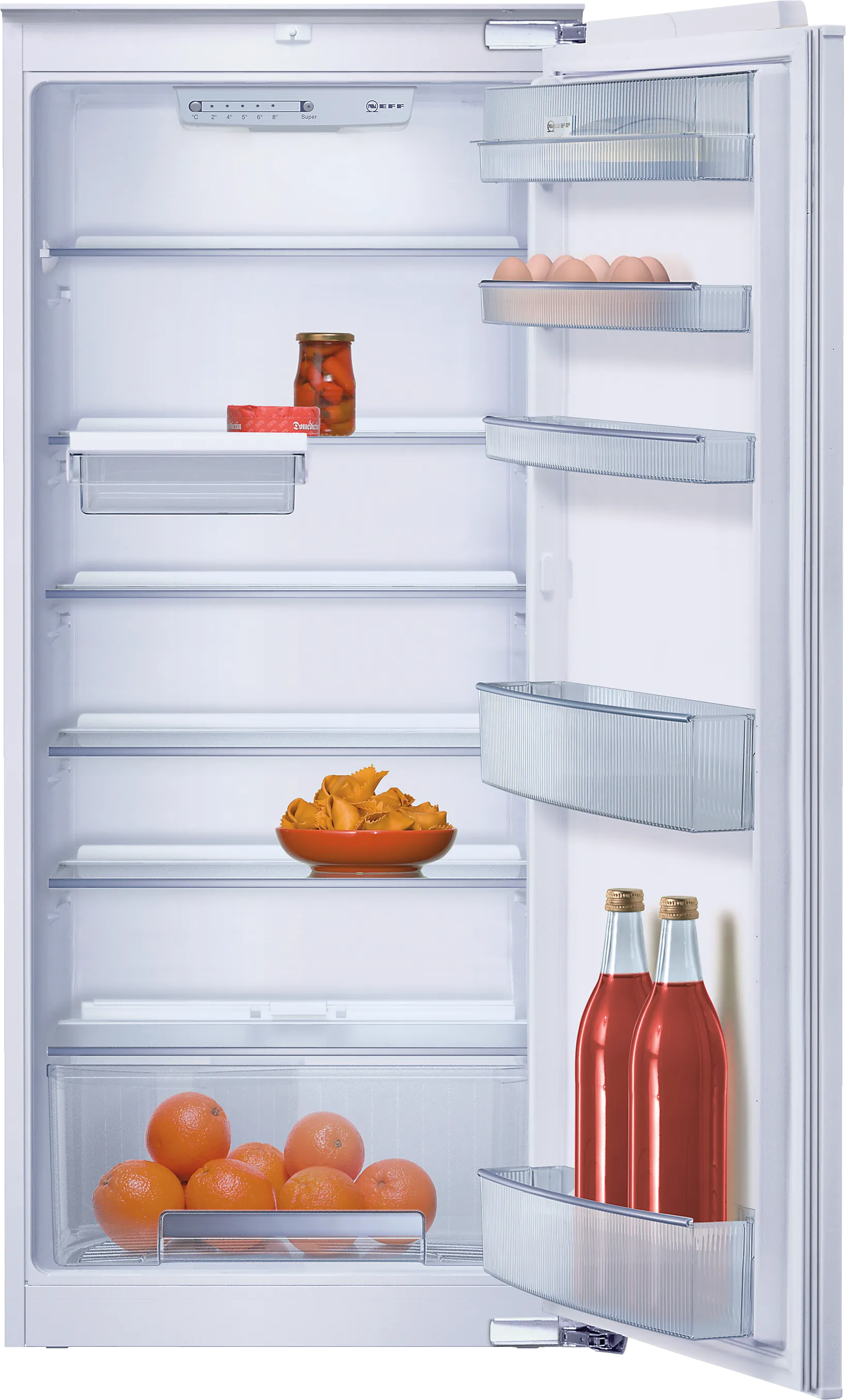 built-in fridge 122.5 x 56 cm flat hinge