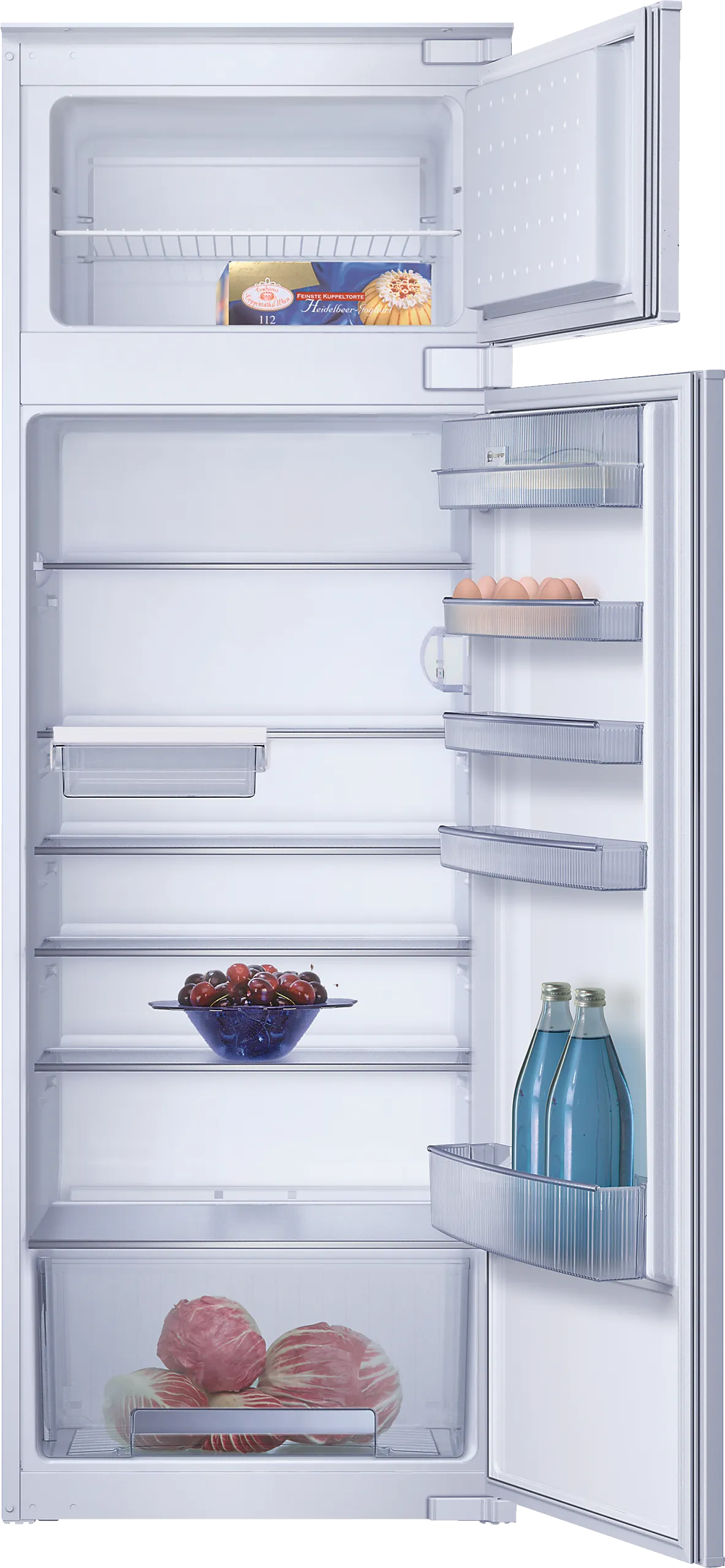 N 30 built-in fridge-freezer with freezer at top 157.8 x 54.1 cm sliding hinge