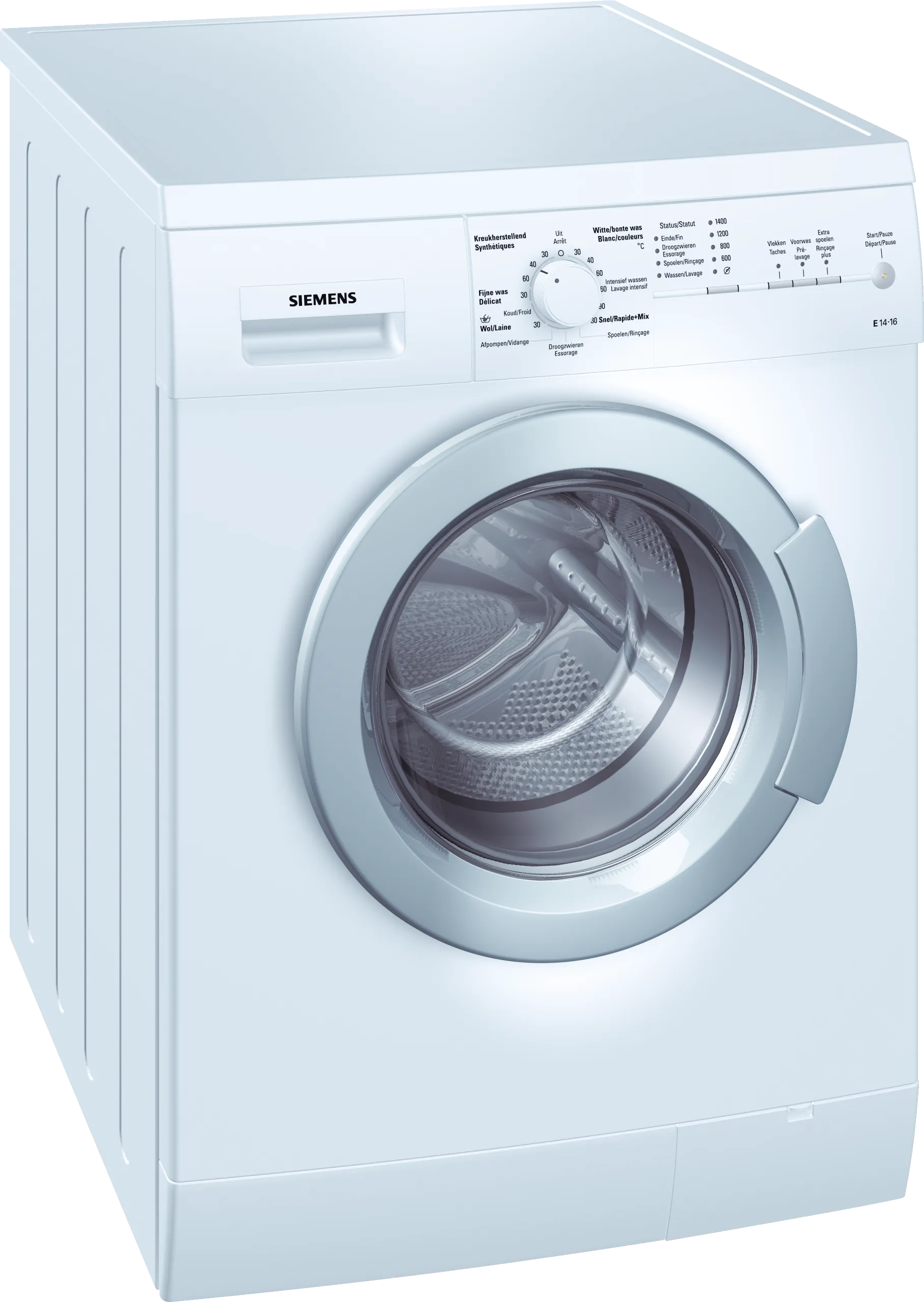  washing machine, frontloader fullsize 6 kg 1400 rpm, White
