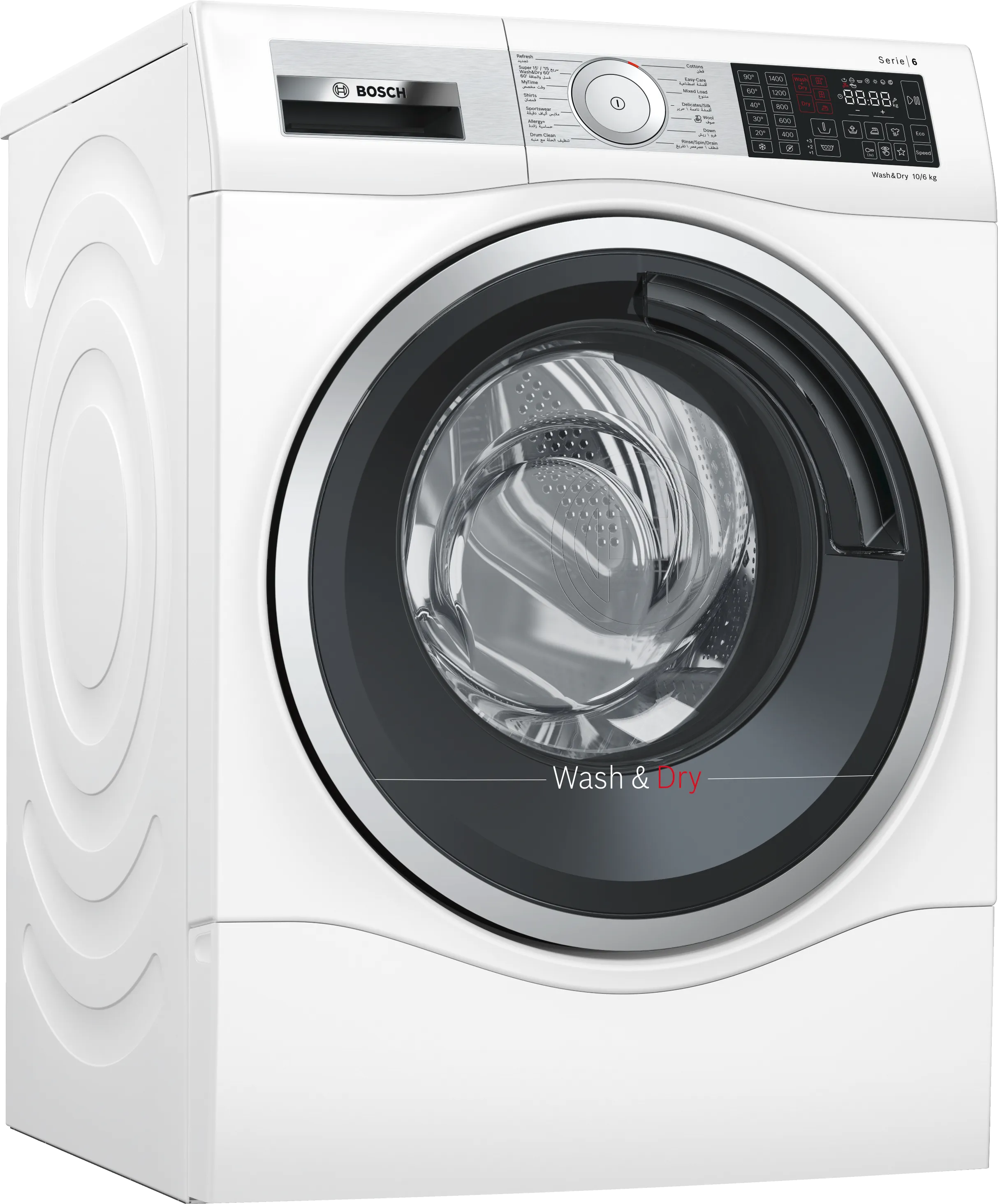 Series 6 washer dryer 10/6 kg 1400 rpm 