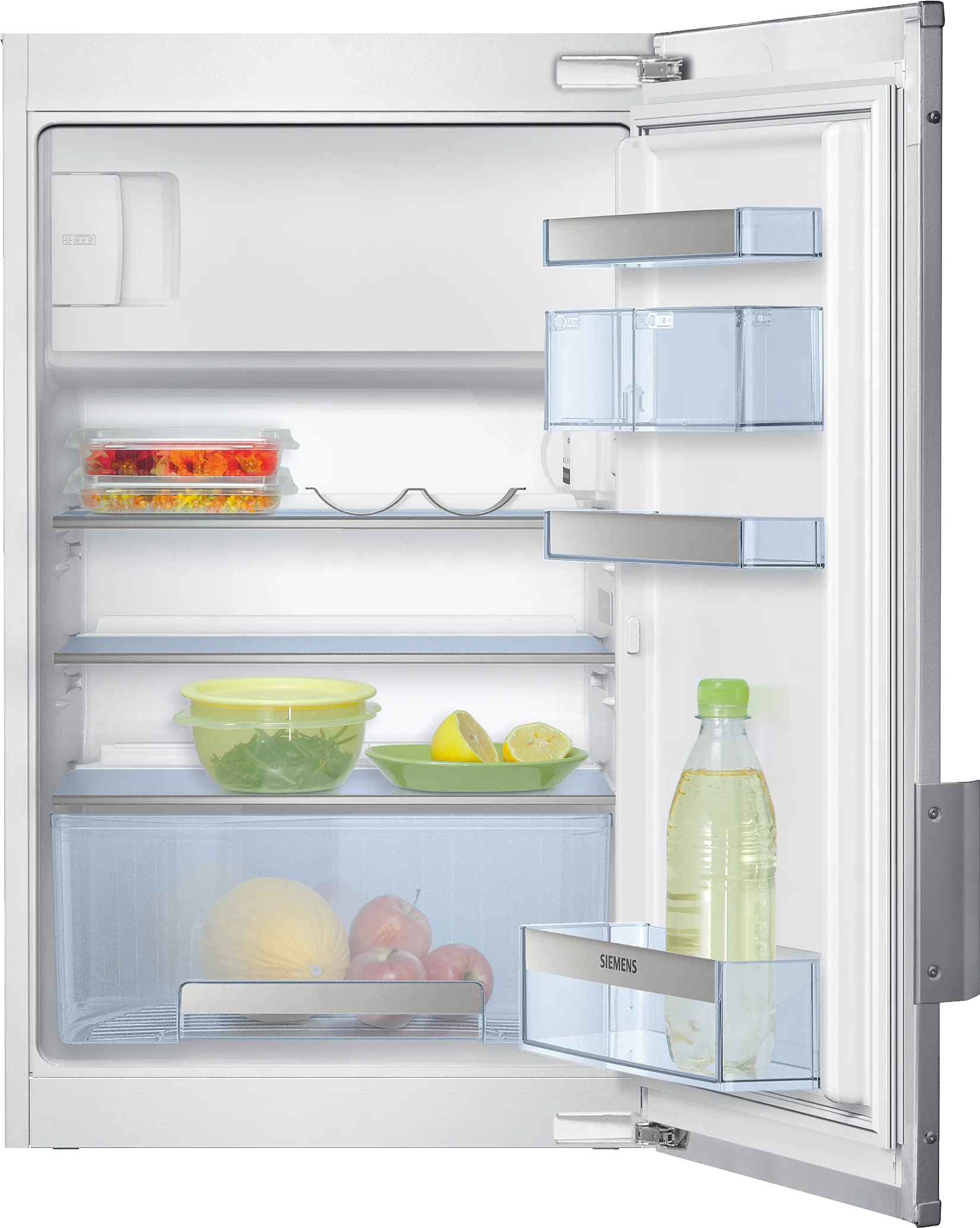  built-in fridge with freezer section 88 x 56 cm flat hinge