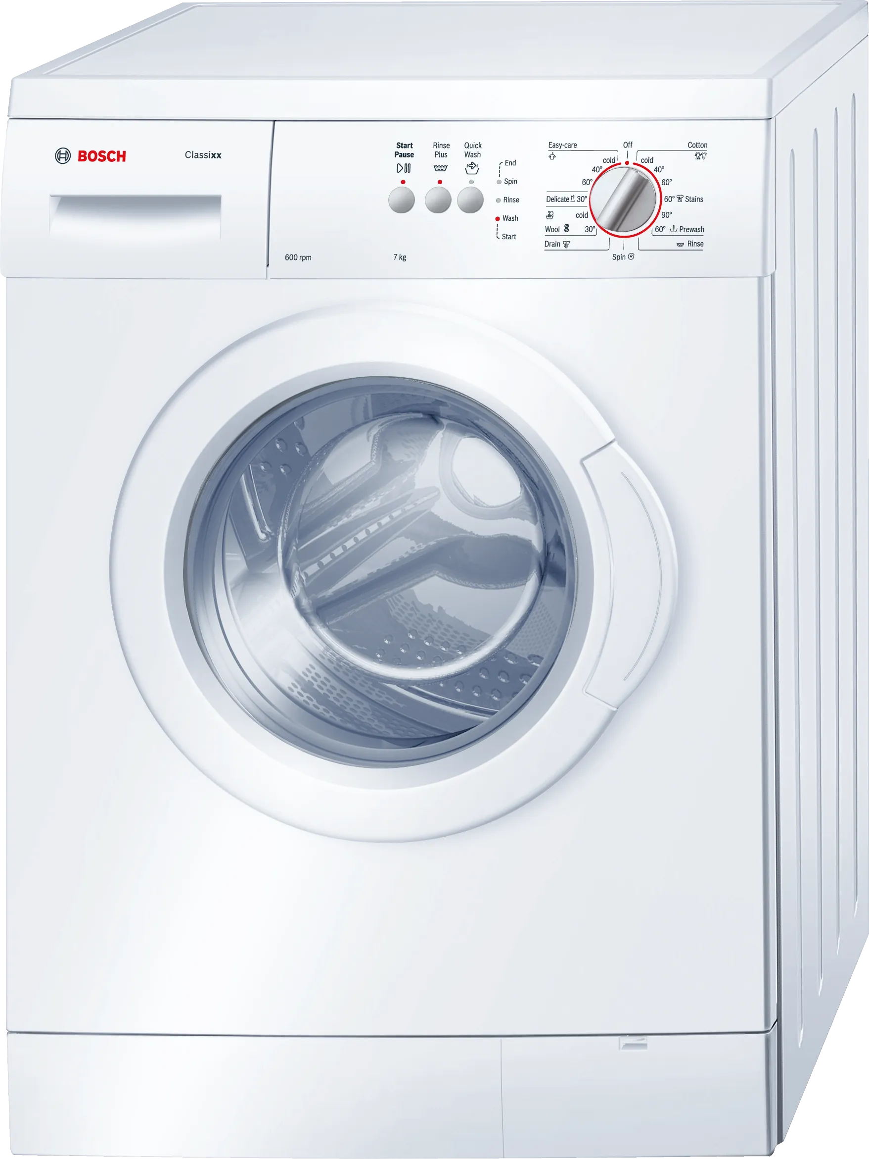 Series 2 washing machine, frontloader fullsize 7 kg 600 rpm