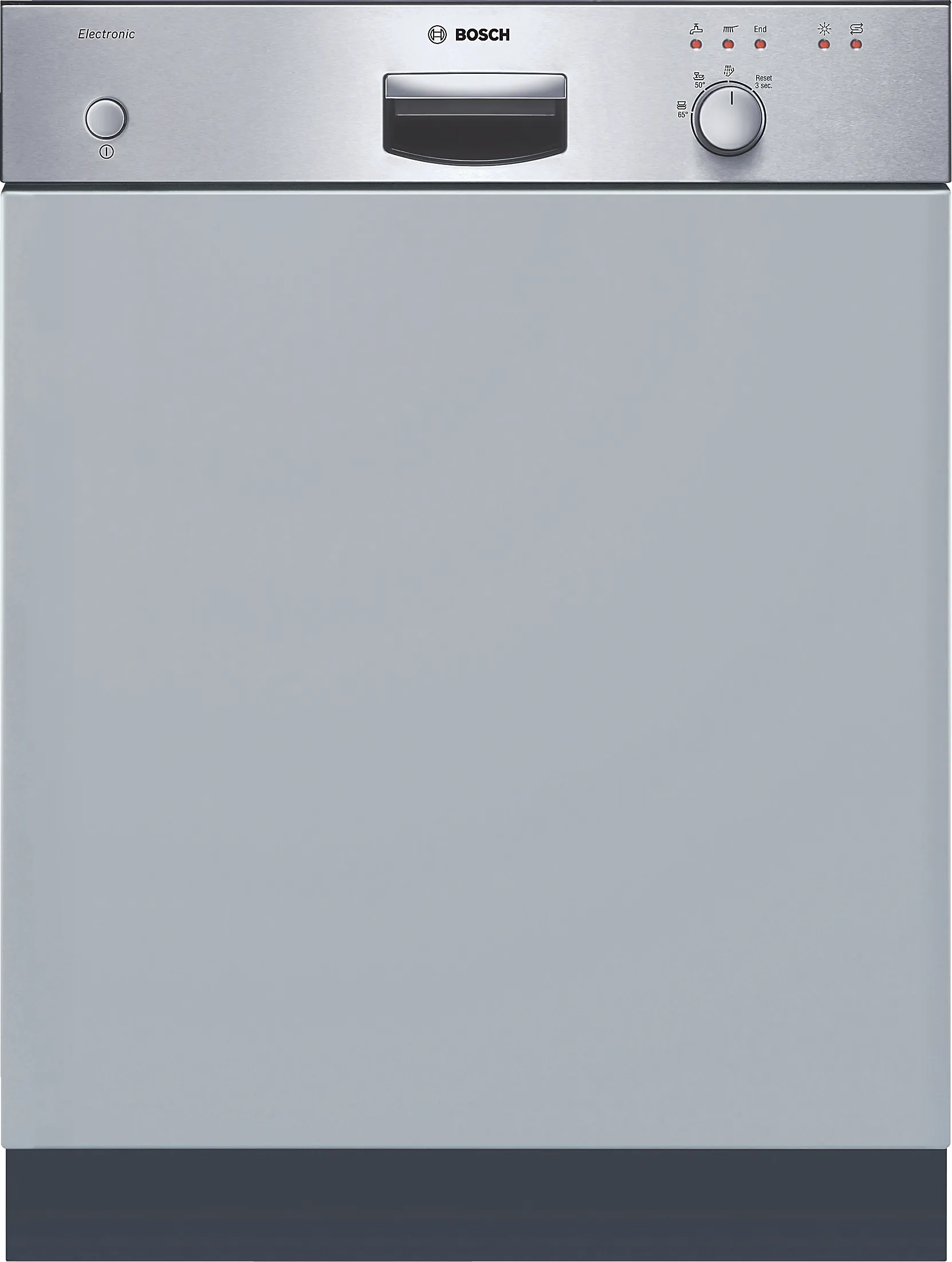  semi-integrated dishwasher 60 cm Brushed steel