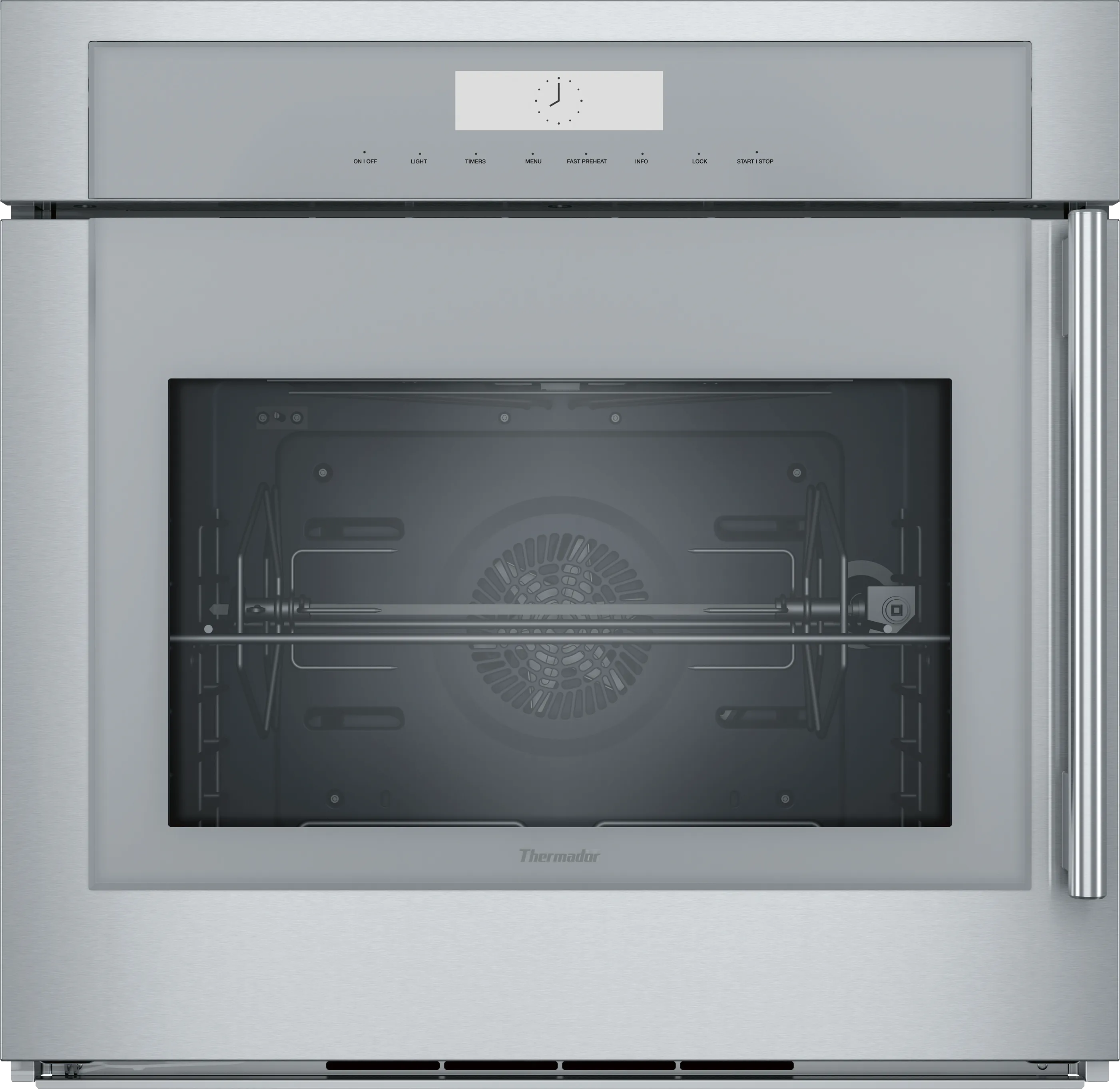 Masterpiece® Single Wall Oven 30'' Left Side Opening Door, Stainless Steel 